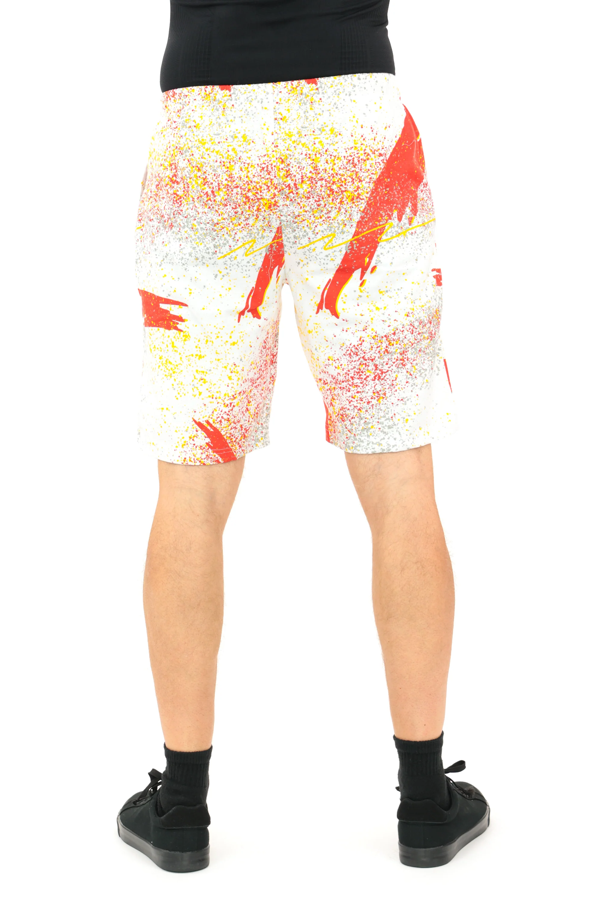 Zubaz NFL Adult Unisex Z88 Embroidered Confetti 3 Team Color Shorts, Kansas City Chiefs - Image 12