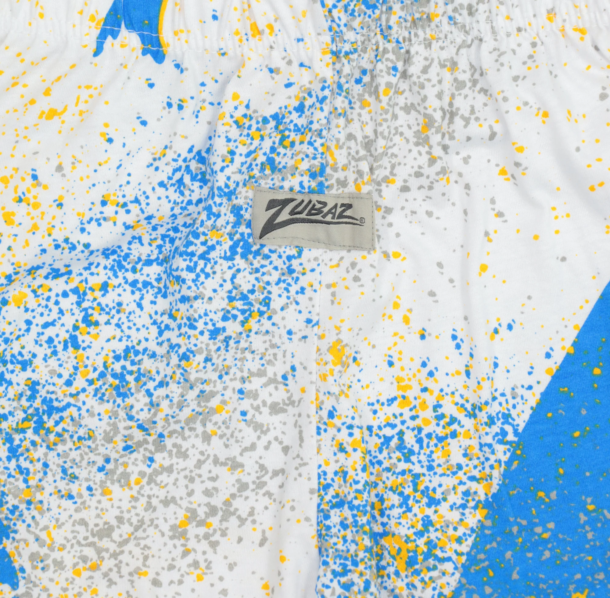Zubaz NFL Adult Unisex Z88 Embroidered Confetti 3 Team Color Shorts, Los Angeles Chargers - Image 30