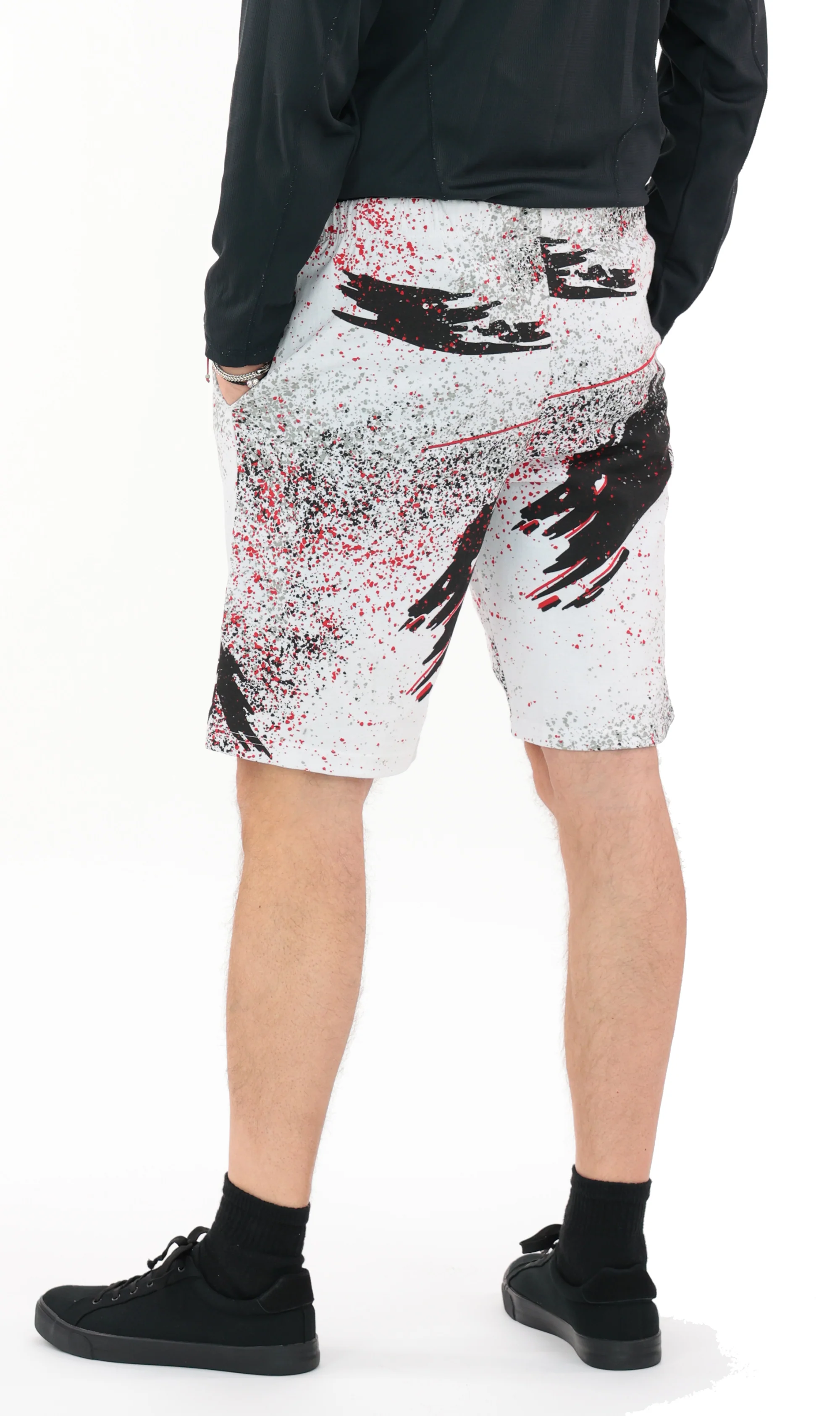 Zubaz NFL Adult Unisex Z88 Embroidered Confetti 3 Team Color Shorts, Tampa Bay Buccaneers - Image 22