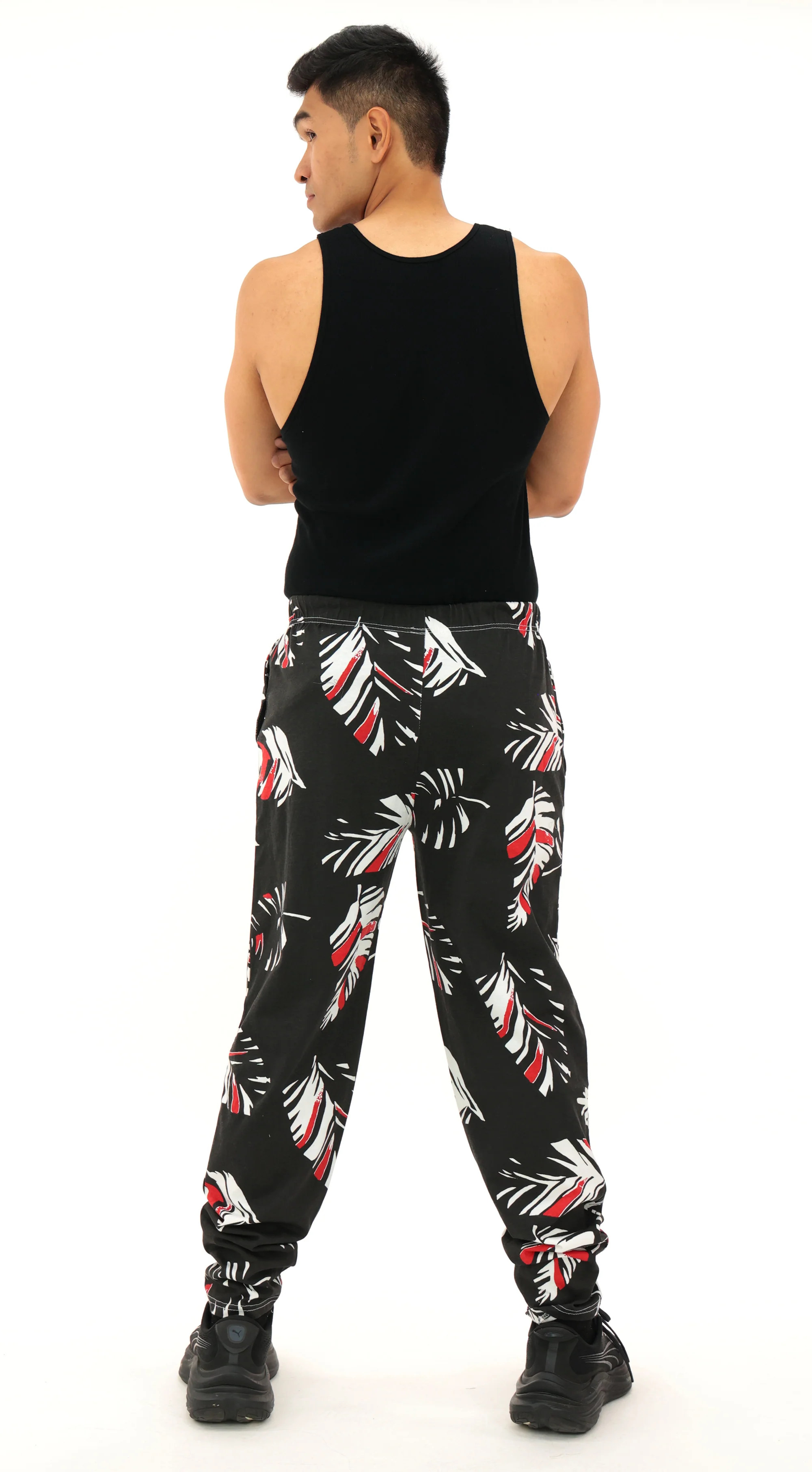 Zubaz NFL Adult Unisex Z88 Embroidered Leaf 3 Color Pants, Tampa Bay Buccaneers - Image 50