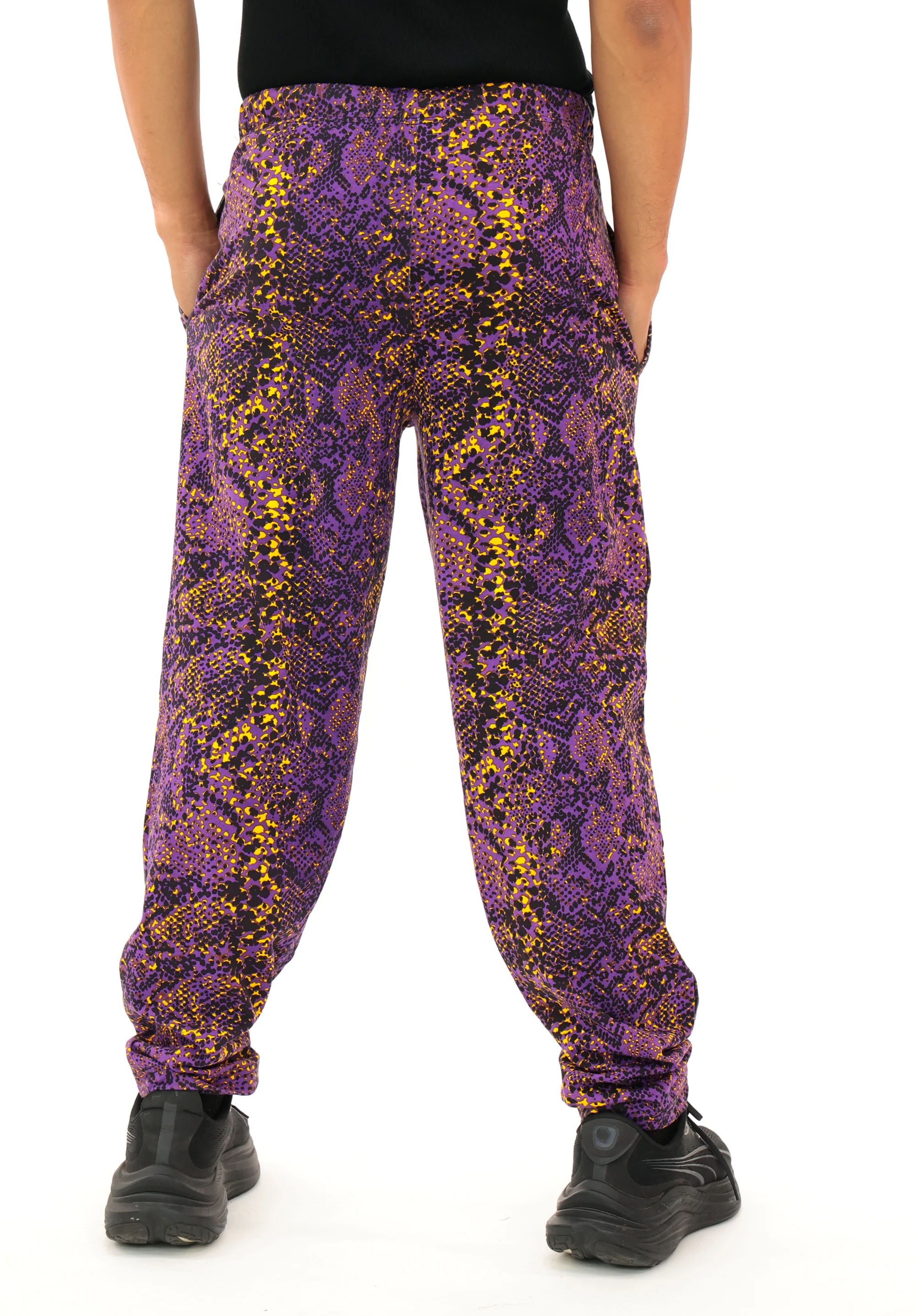 Zubaz NFL Adult Unisex Z88 Embroidered Post Pattern Pant, Minnesota Vikings, X-Small - Image 5