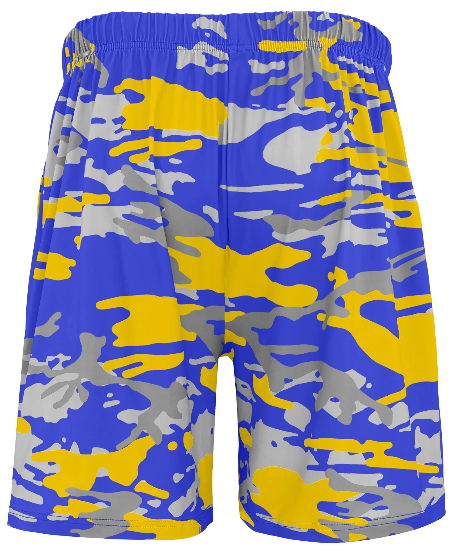 Zubaz NFL Men's 7in Alternate Camo Established Block Text Shorts, Los Angeles Rams - Image 3