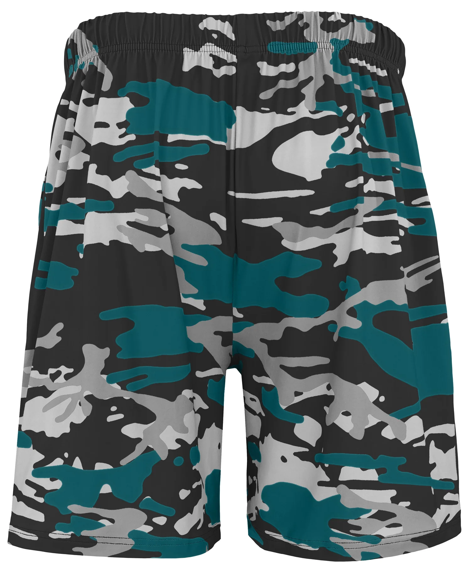 Zubaz NFL Men's 7in Alternate Camo Established Block Text Shorts, Philadelphia Eagles - Image 3