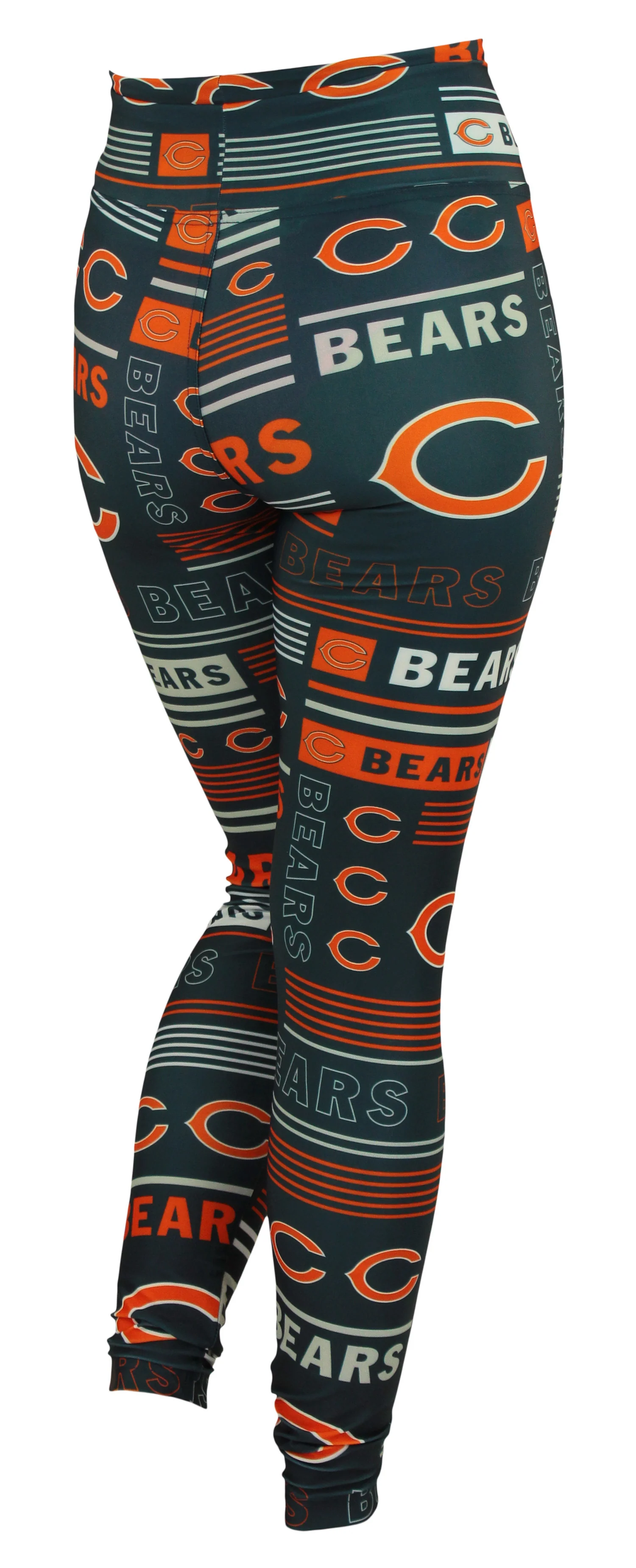 Zubaz NFL Chicago Bears Women's Team Column Leggings - Image 2