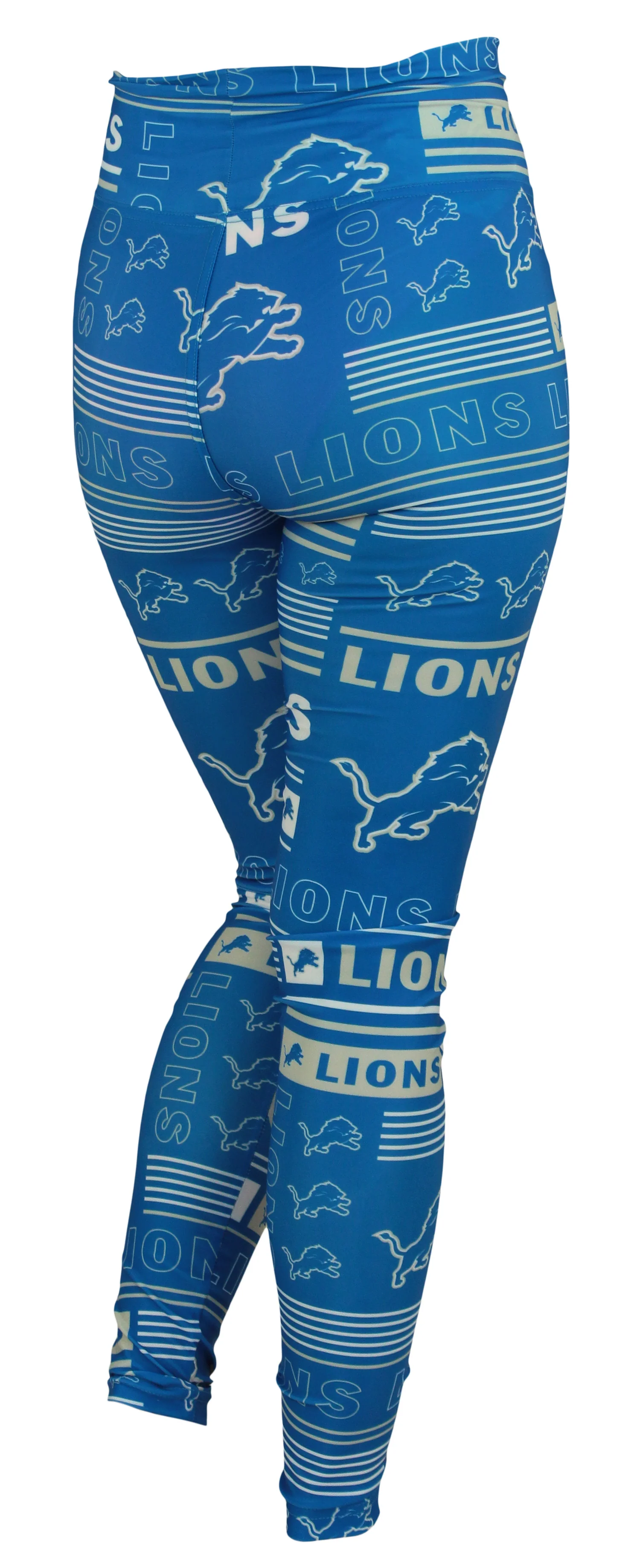 Zubaz NFL Detroit Lions Women's Team Column Leggings - Image 2