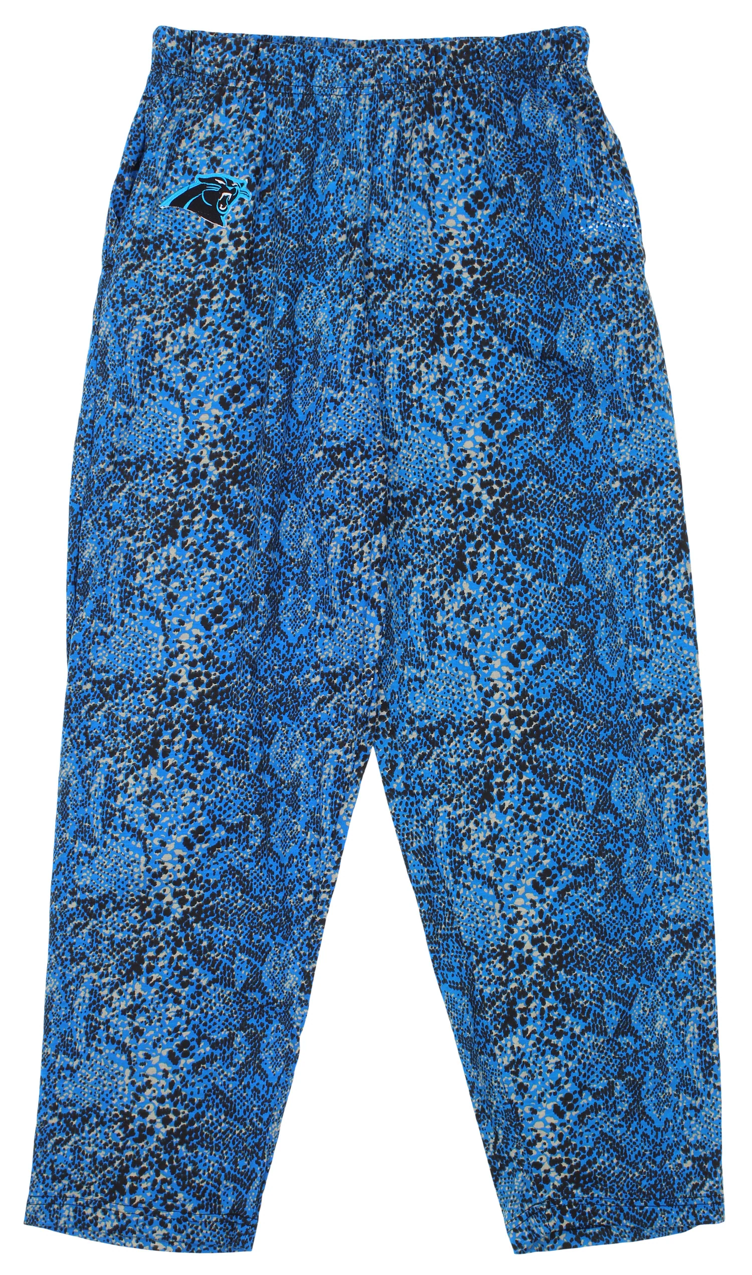 Zubaz NFL Football Men's Carolina Panthers Post Pattern Pants - Image 5