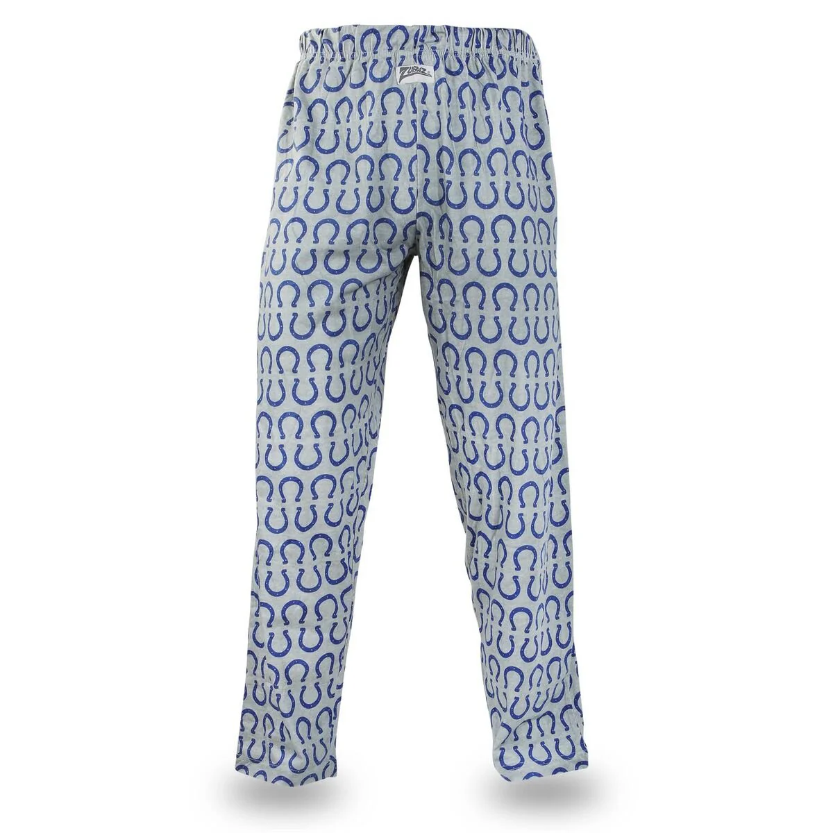 Zubaz NFL Football Men's Indianapolis Colts Print Logo Comfy Pants, Light Grey - Image 7