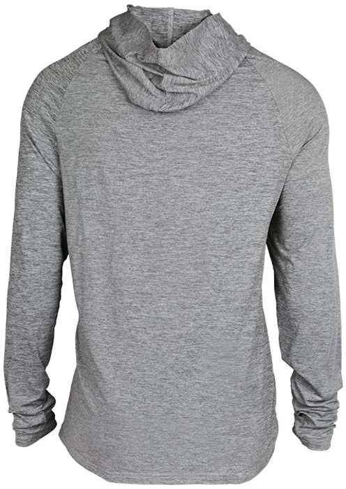 Zubaz NFL Football Men's Los Angeles Chargers Tonal Gray Lightweight Hoodie - Image 2