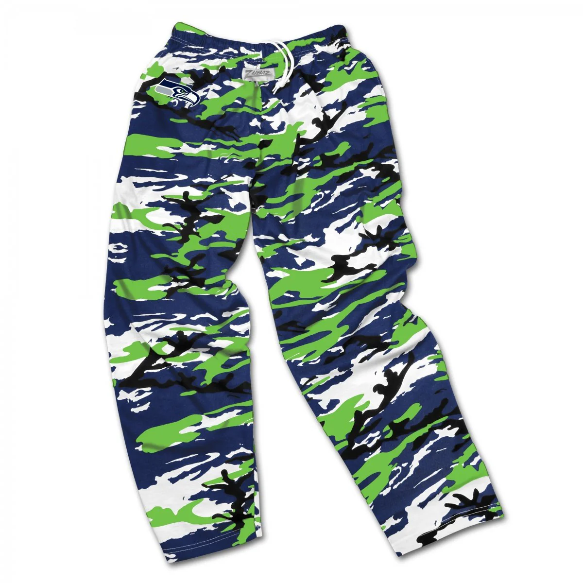 Zubaz NFL Football Men's Seattle Seahawks Casual Active Camo Pants - Image 4