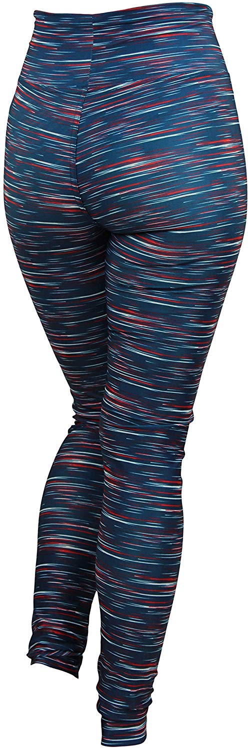 Zubaz NFL Football Women's Houston Texans Space Dye Legging - Image 2