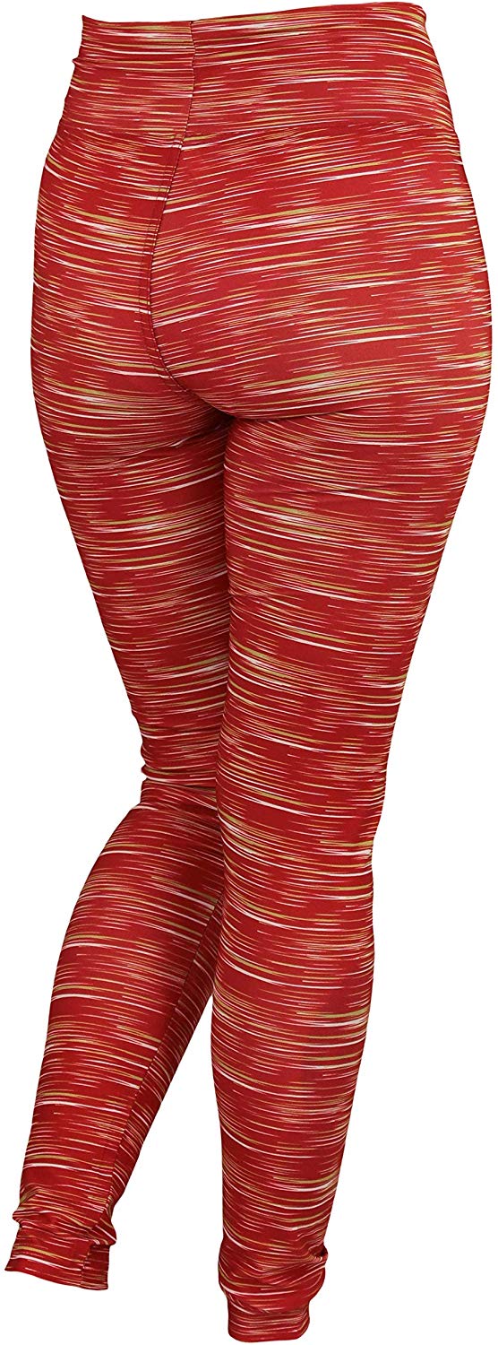 Zubaz NFL Football Women's San Francisco 49ers Space Dye Legging - Image 2