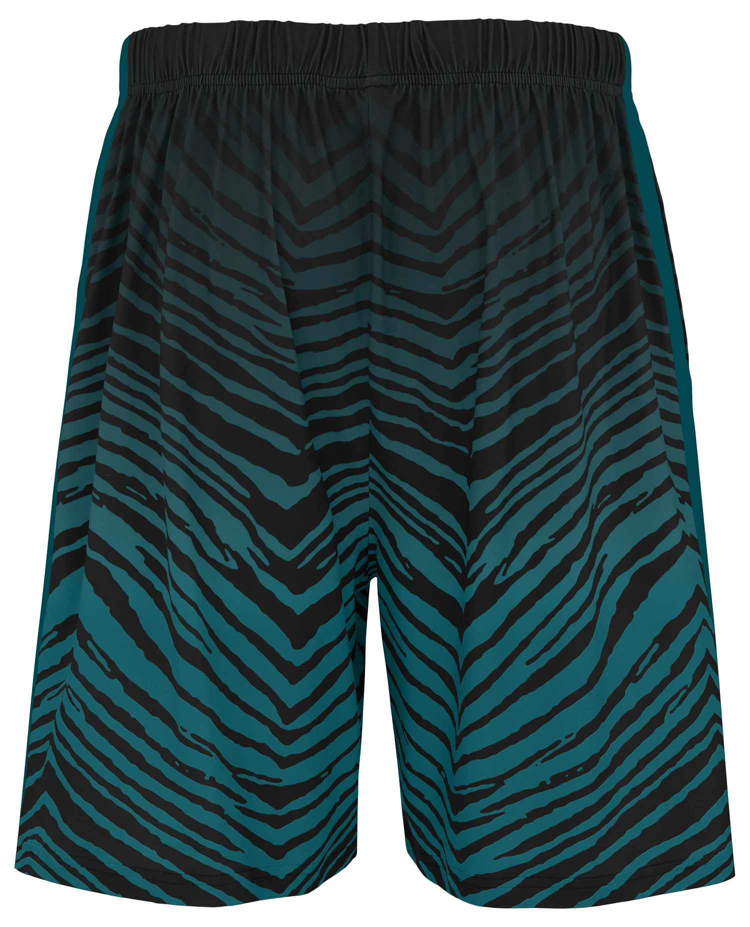 Zubaz NFL Men's 7in Fade Primary Stacked Text Shorts, Philadelphia Eagles - Image 3