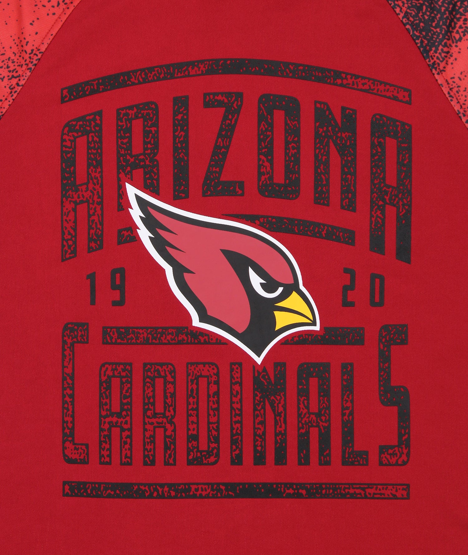 Zubaz NFL Men's Arizona Cardinals Light Weight Pullover Hoodie with Static Sleeves - Image 2