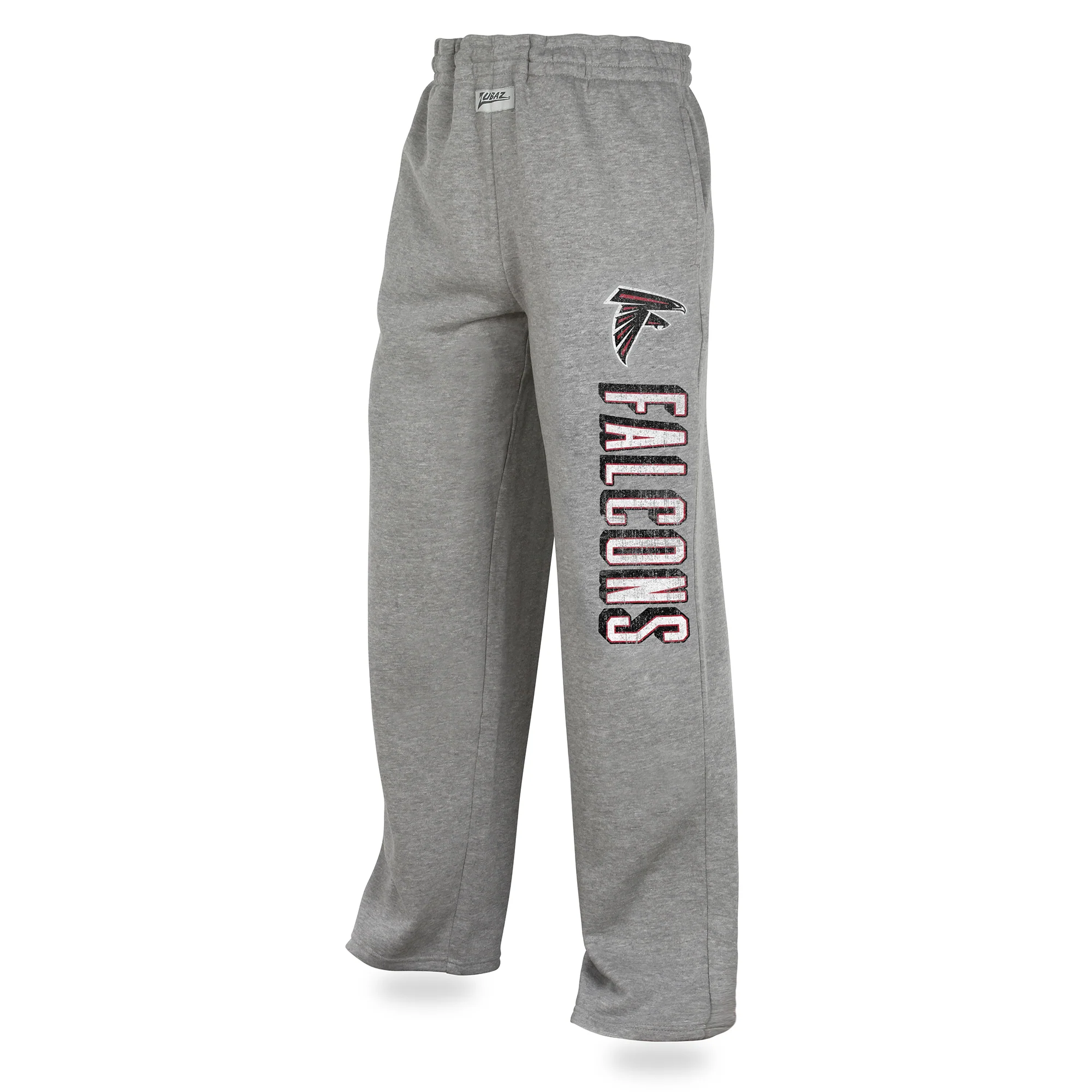 Zubaz NFL Men's Atlanta Falcons Sweatpants, Heather Gray - Image 4