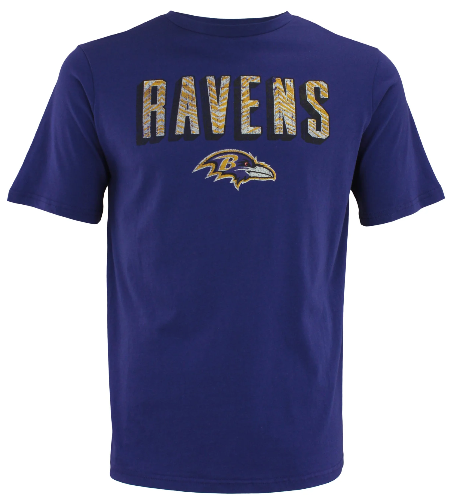 Zubaz NFL Men's Baltimore Ravens Short Sleeve Zeb Graphic T-Shirt