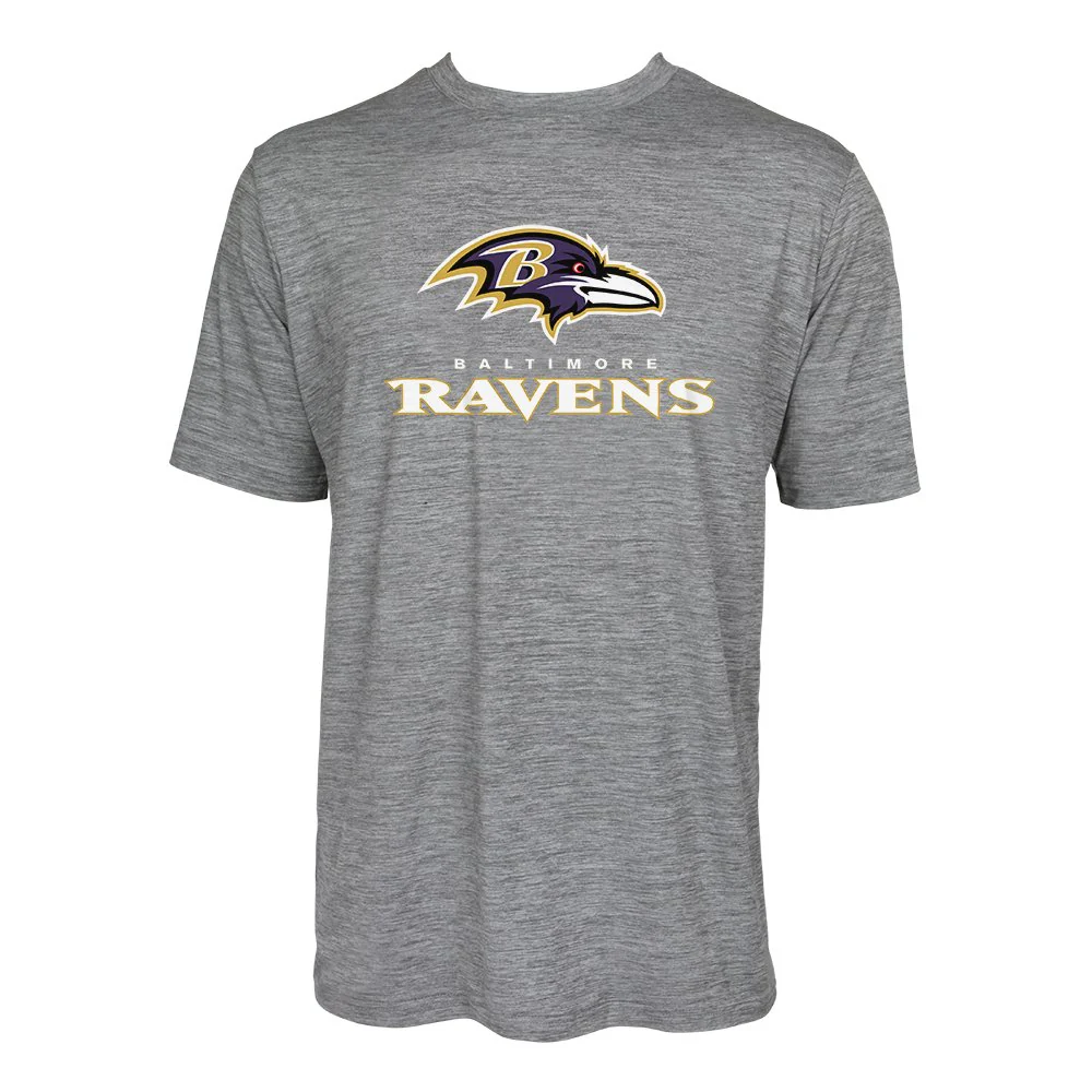 Zubaz NFL Men's Baltimore Ravens Team Name and Logo Wordmark Tee - Image 7