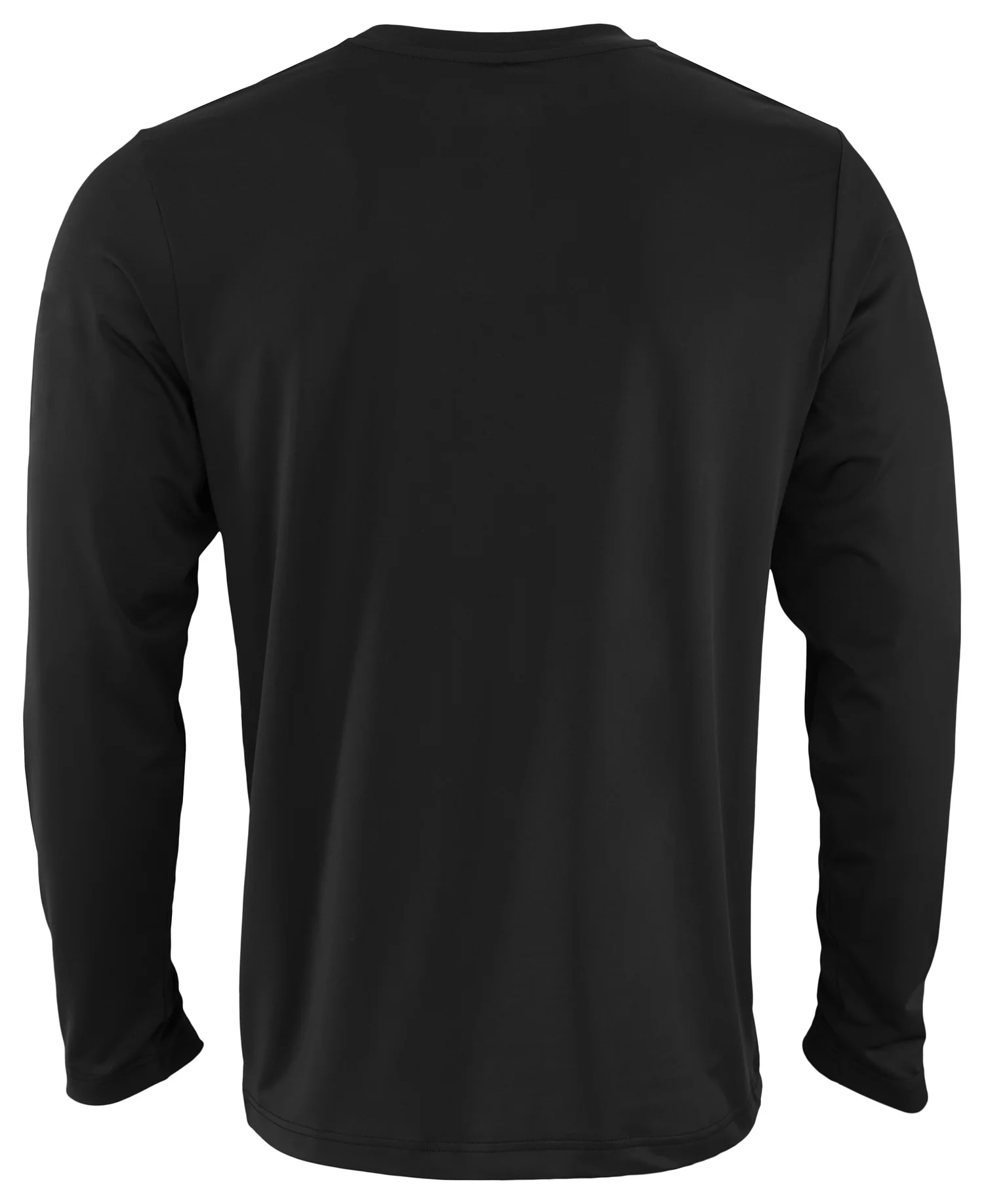 Zubaz NFL Men's Black End Zone Long Sleeve T-Shirt, Baltimore Ravens - Image 2