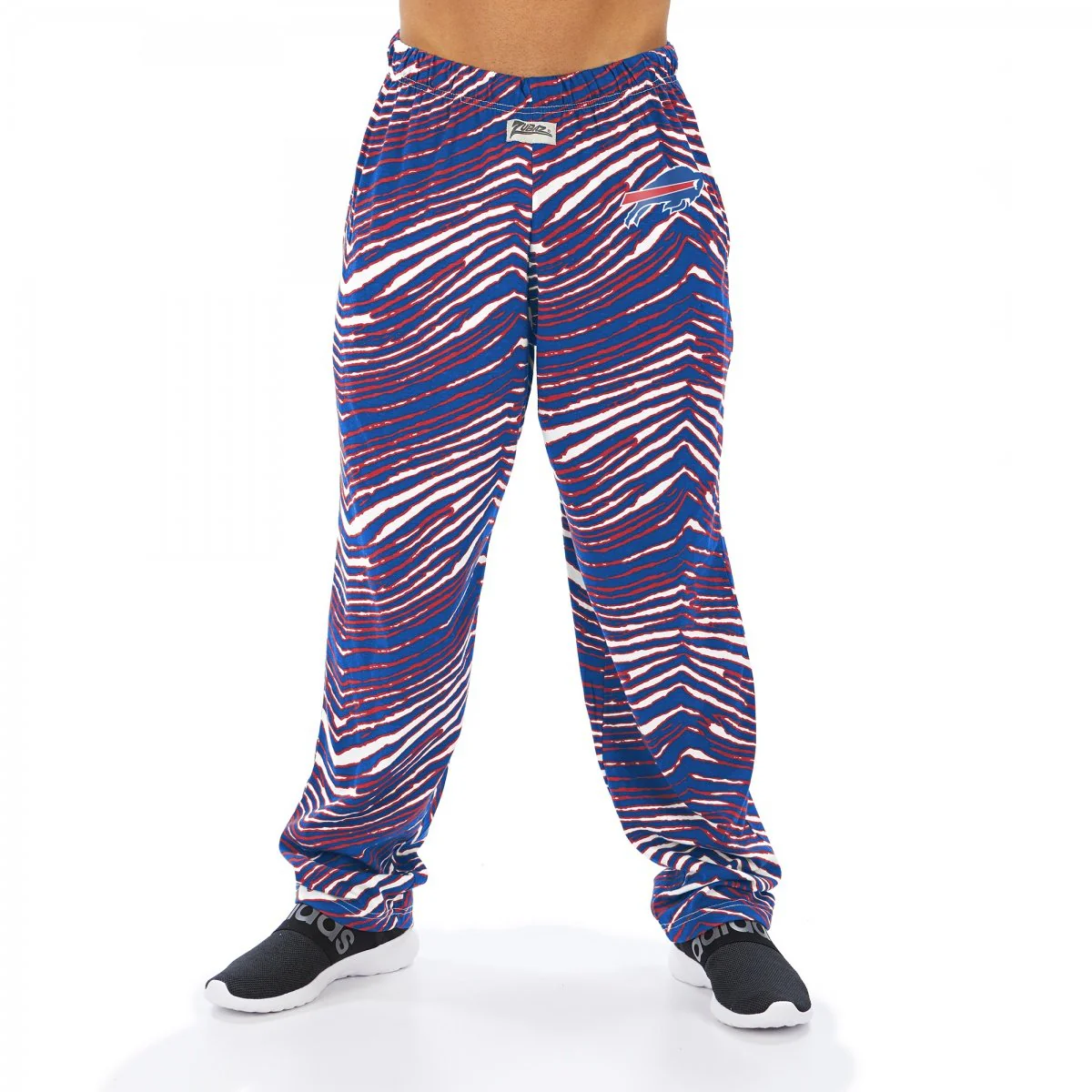 Zubaz NFL Men's Buffalo Bills Classic Zebra Print Team Pants