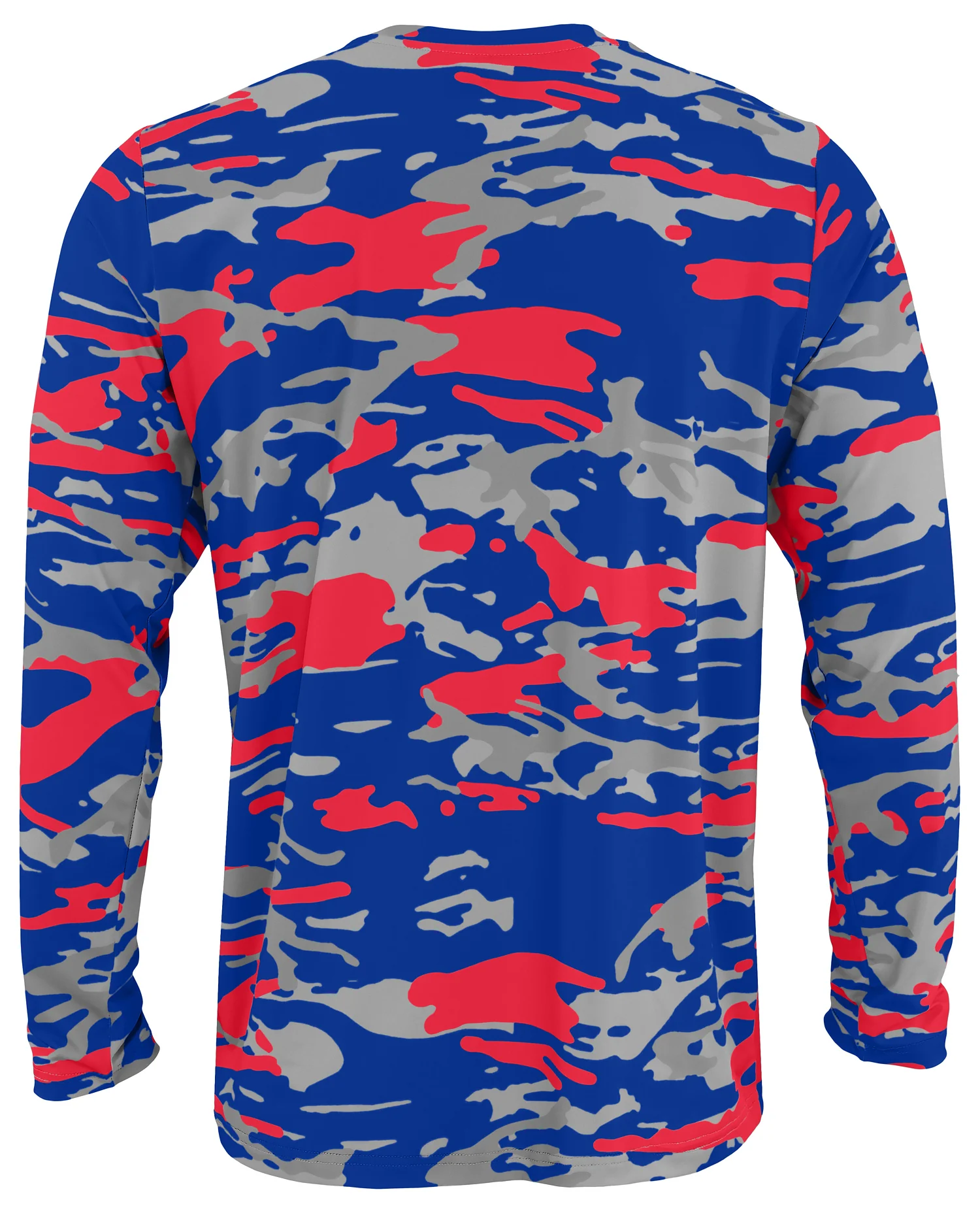 Zubaz NFL Men's Camo Alternate Color with White Circle Logo Long Sleeve T-Shirt, Buffalo Bills - Image 23