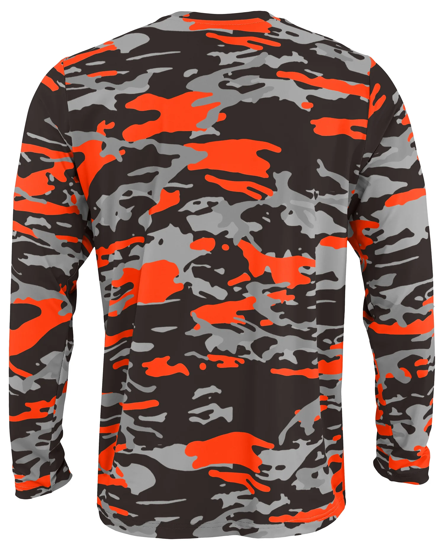 Zubaz NFL Men's Camo Alternate Color with White Circle Logo Long Sleeve T-Shirt, Cleveland Browns - Image 23
