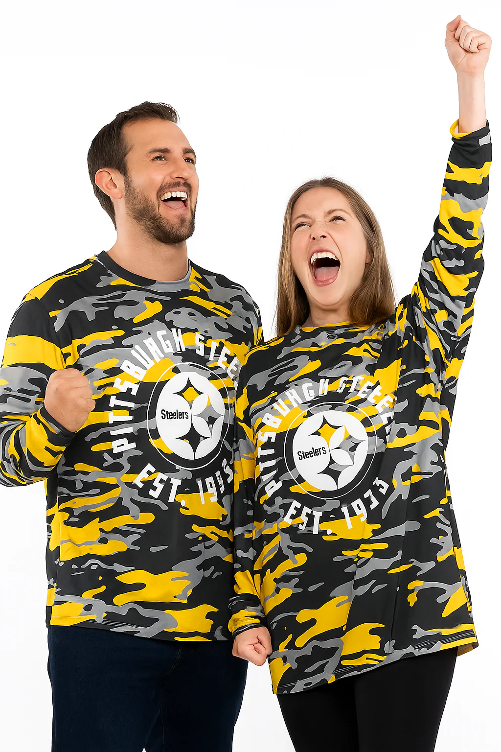 Zubaz NFL Men's Camo Alternate Color with White Circle Logo Long Sleeve T-Shirt, Cleveland Browns - Image 31