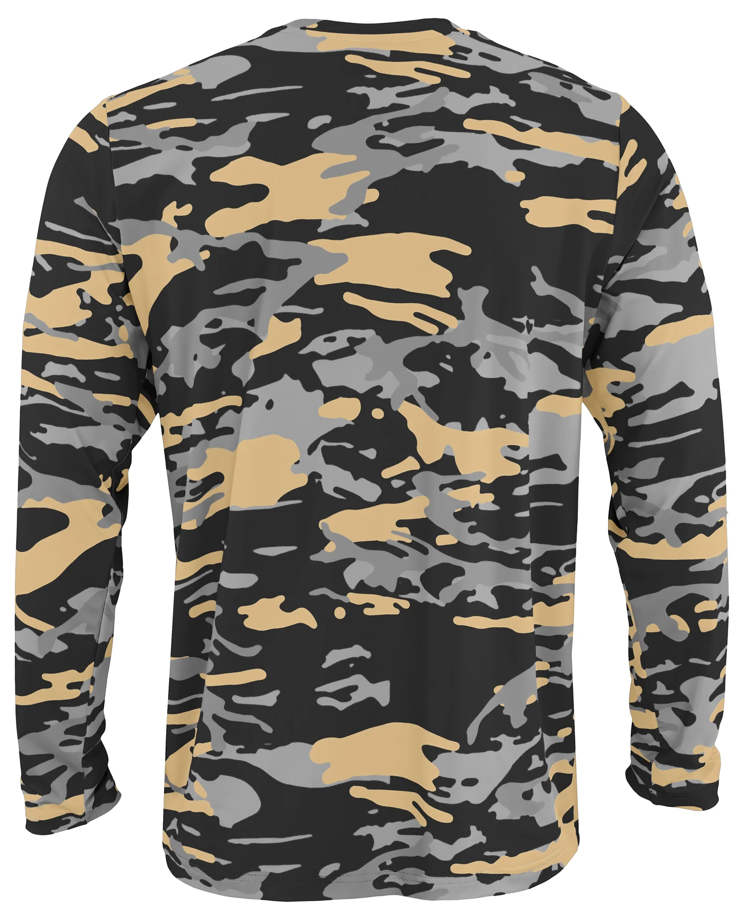 Zubaz NFL Men's Camo Alternate Color with White Circle Logo Long Sleeve T-Shirt, New Orleans Saints - Image 37