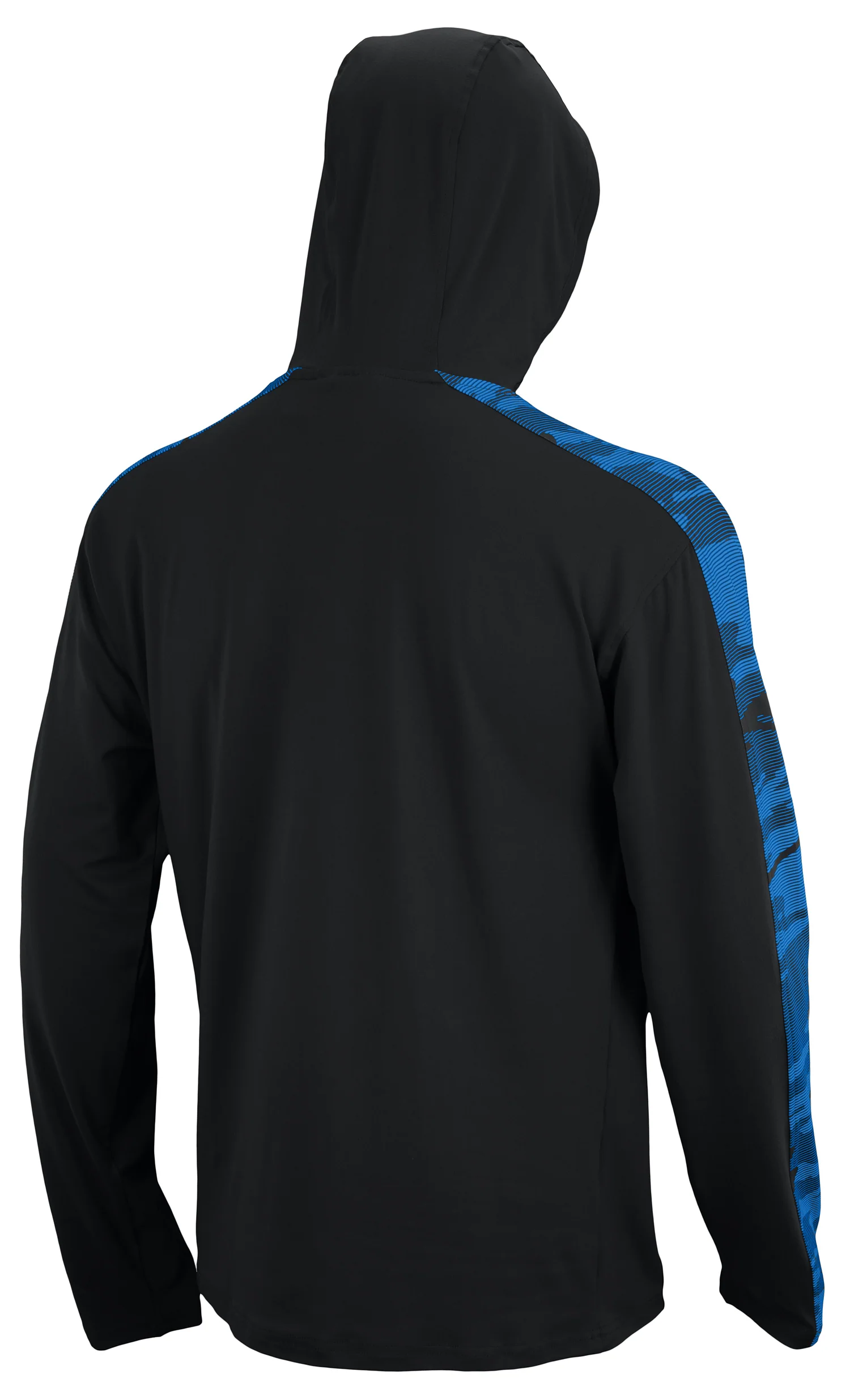 Zubaz NFL Men's Carolina Panthers Elevated Lightweight Hoodie W/ Camo Accents - Image 2