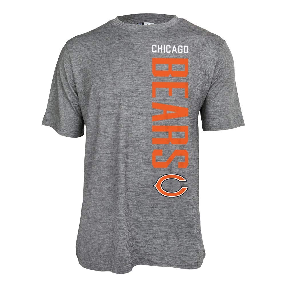 Zubaz NFL Men's Chicago Bears Vertical Team Name Graphic Tee