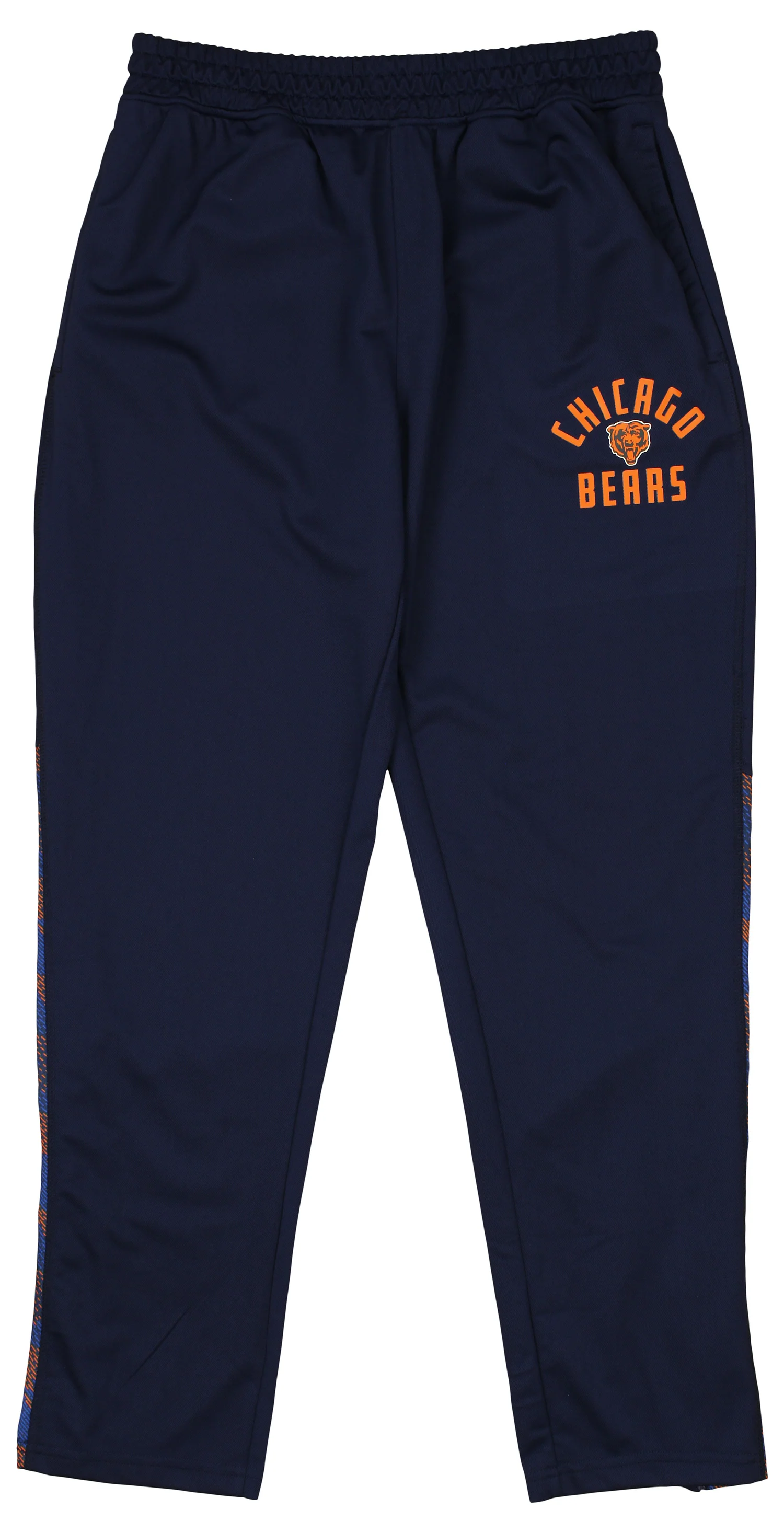 Zubaz NFL Men's Chicago Bears Viper Accent Elevated Jacquard Track Pants - Image 2