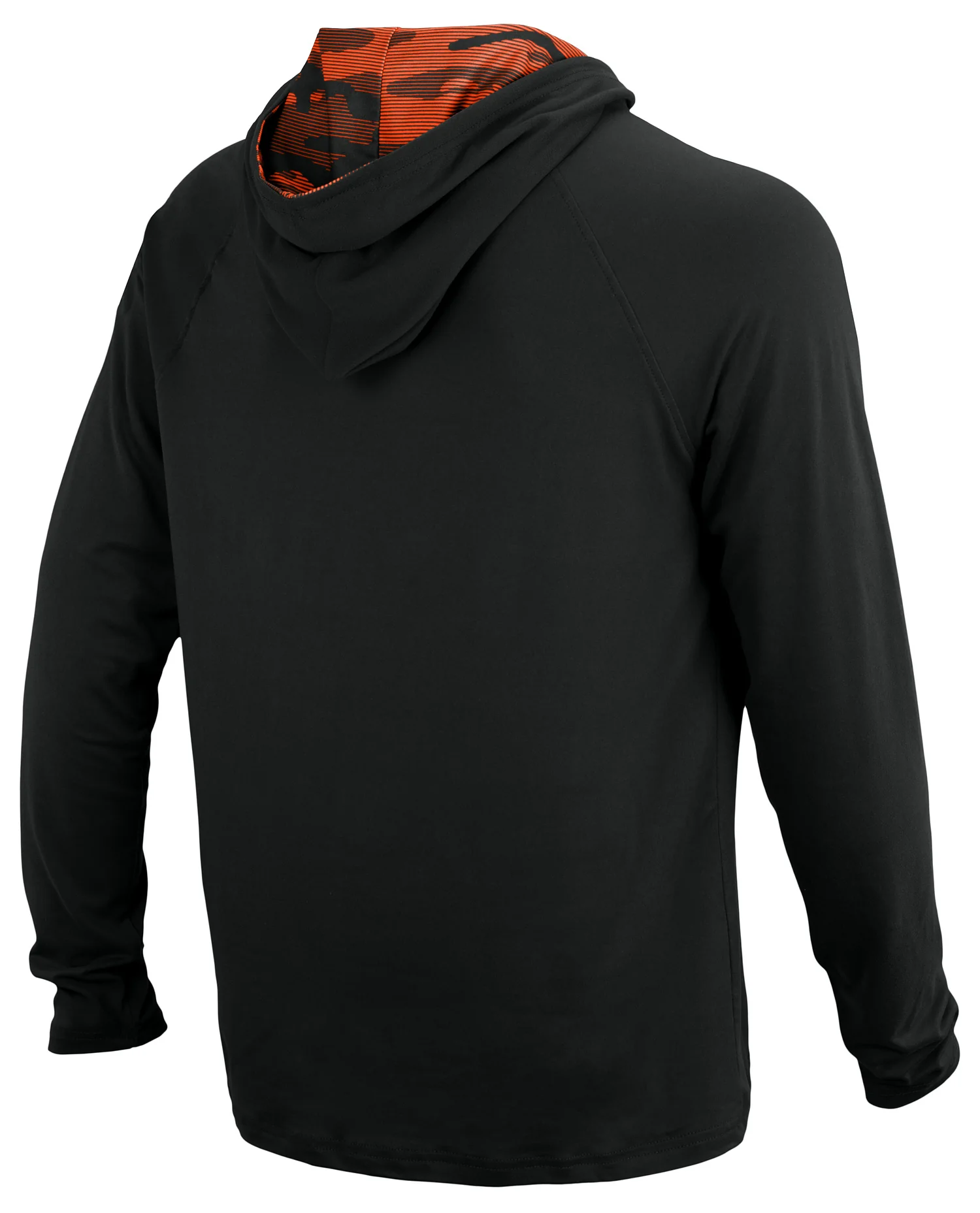 Zubaz NFL Men's Cincinnati Bengals Team Color Active Hoodie With Camo Accents - Image 2