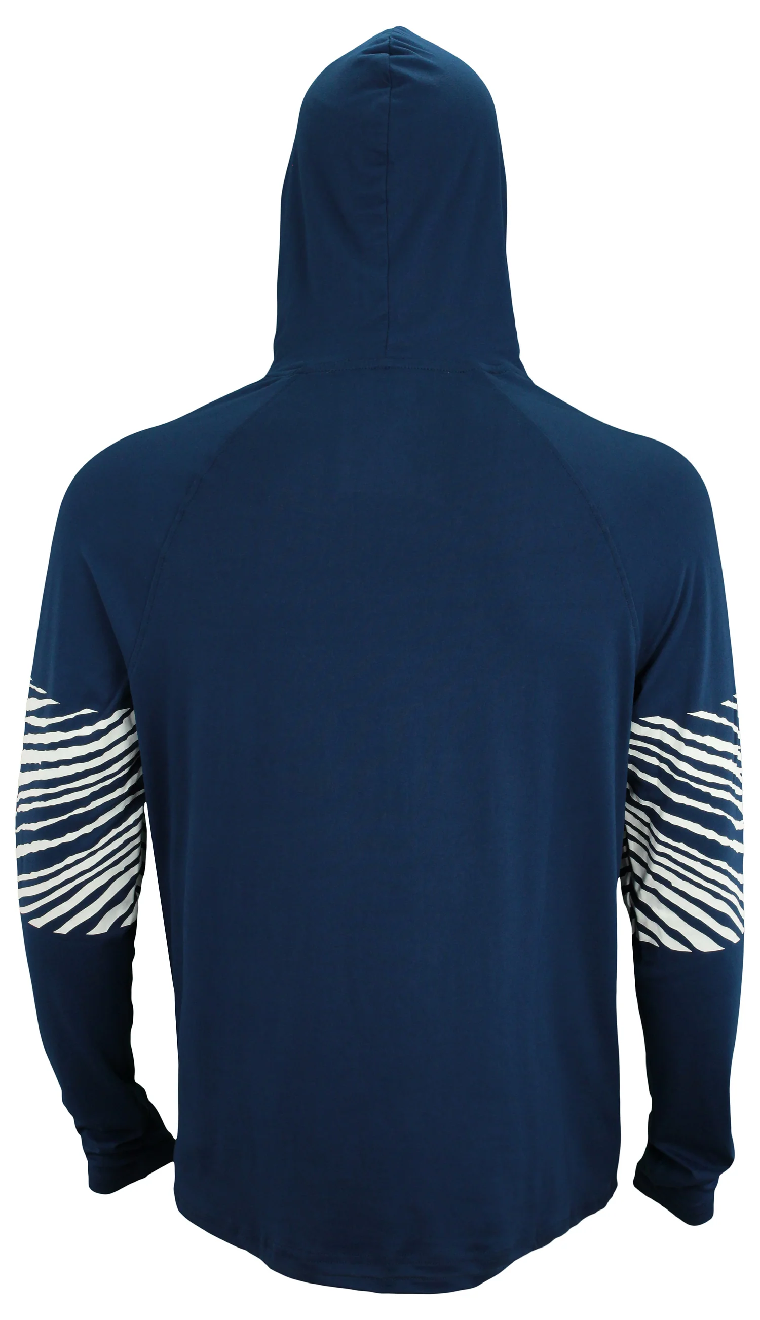 Zubaz NFL Men's Dallas Cowboys Zebra Print Primary Logo Lightweight Hoodie - Image 2
