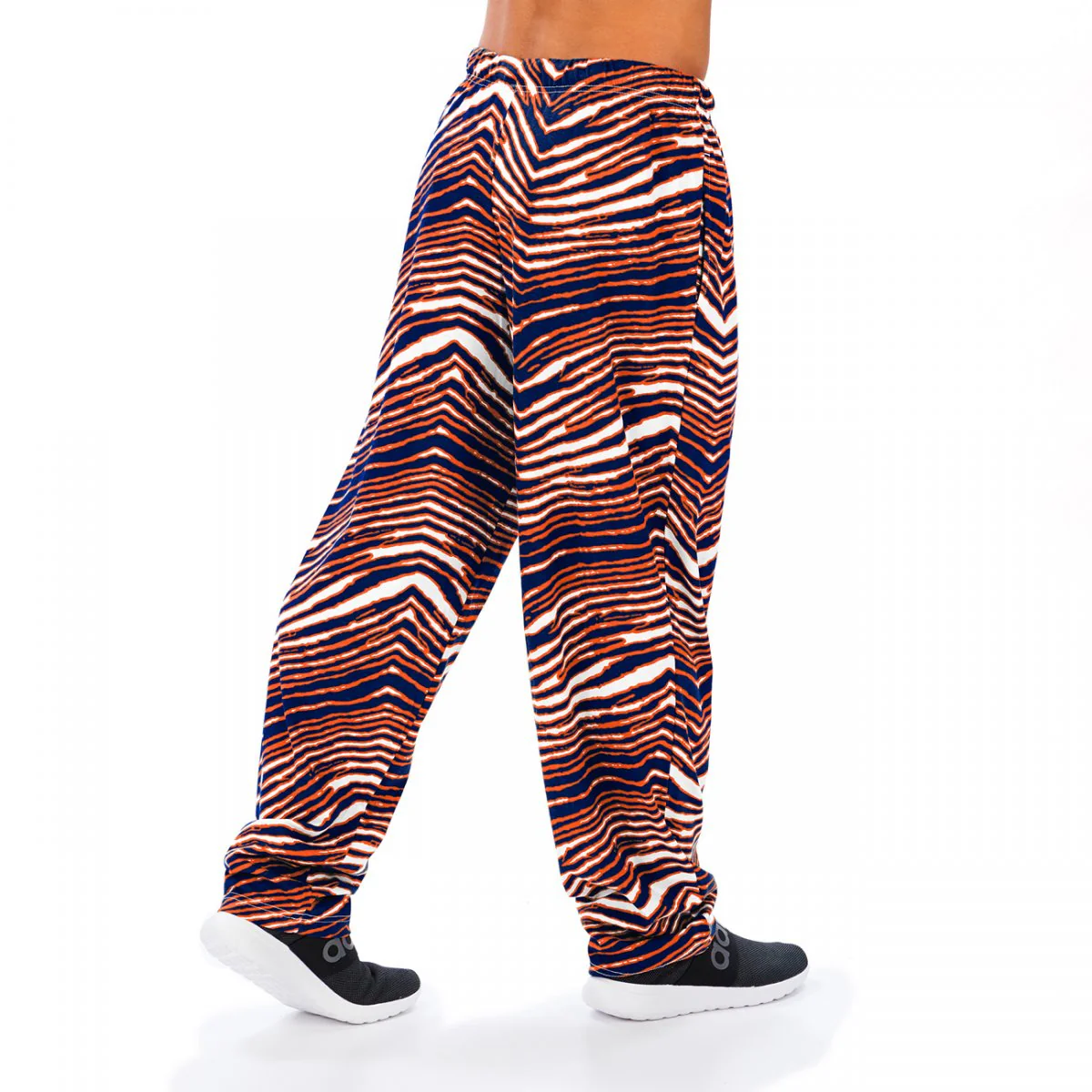 Zubaz NFL Men's Denver Broncos Classic Zebra Print Team Logo Pants - Image 3