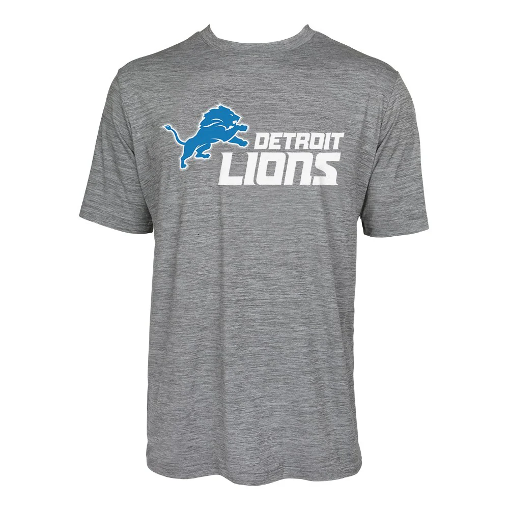 Zubaz NFL Men's Detroit Lions Team Name and Logo Wordmark Tee - Image 4