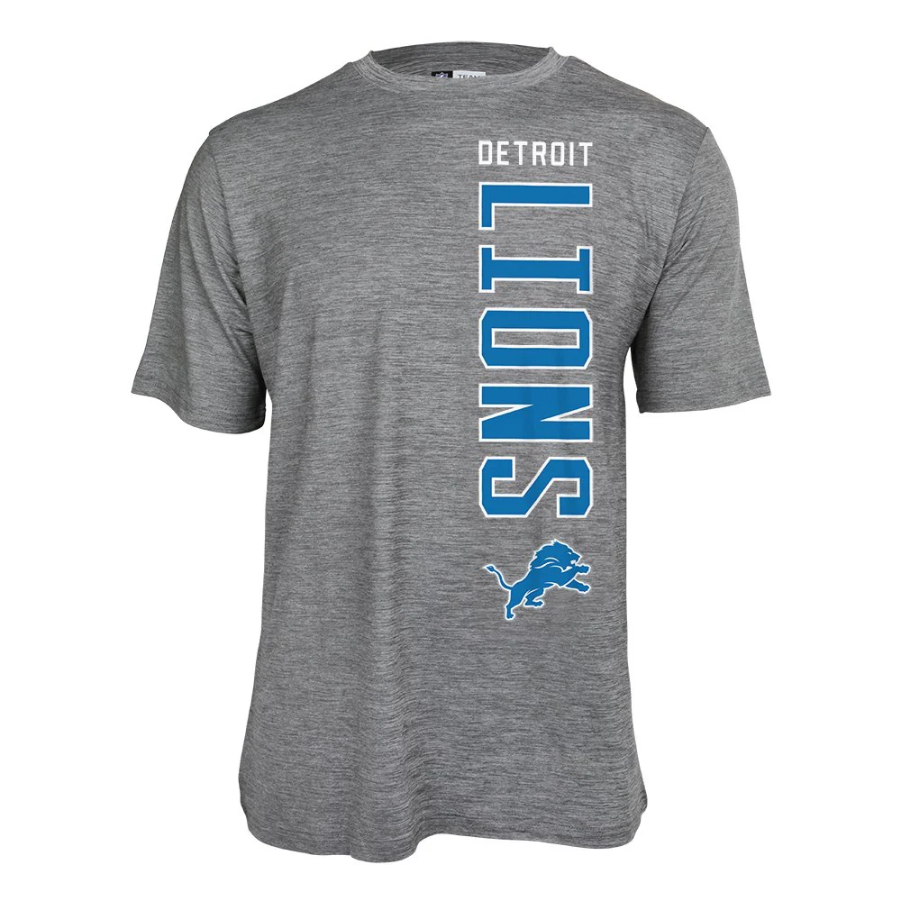 Zubaz NFL Men's Detroit Lions Vertical Team Name Graphic Tee - Image 4