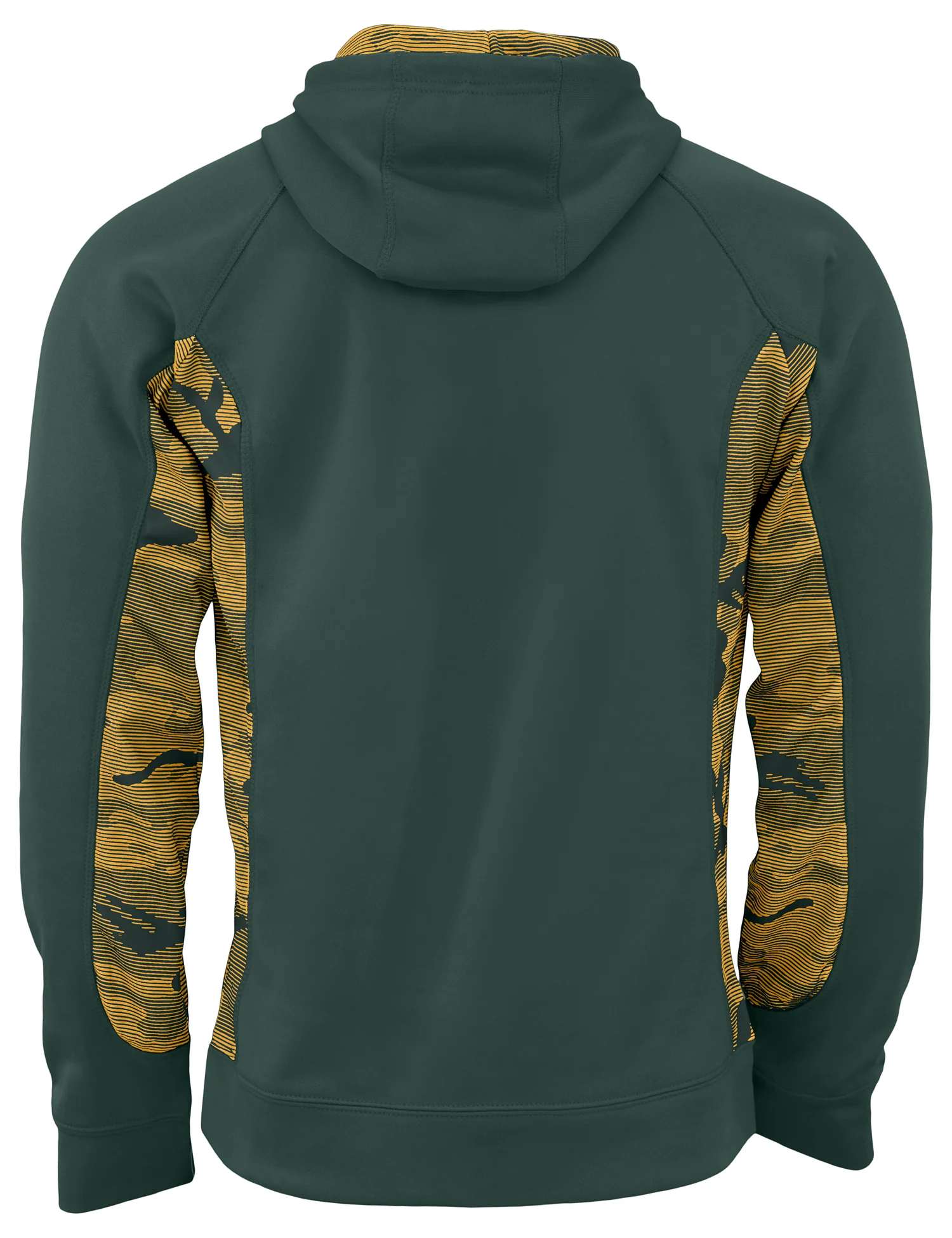 Zubaz NFL Men's Elevated Hoodie With Camo Lines Green Bay Packers - Image 2