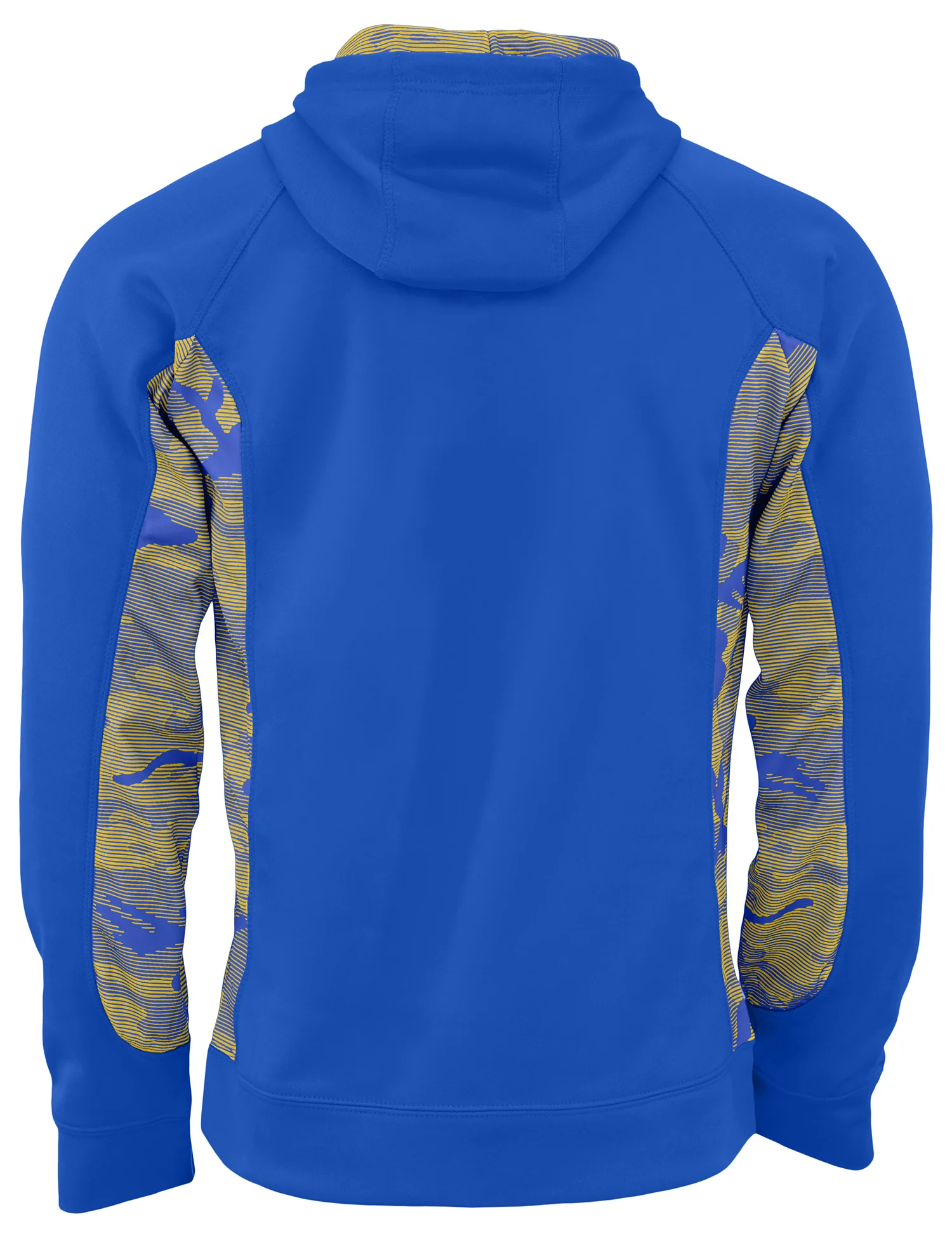 Zubaz NFL Men's Elevated Hoodie With Camo Lines, Los Angeles Rams - Image 2
