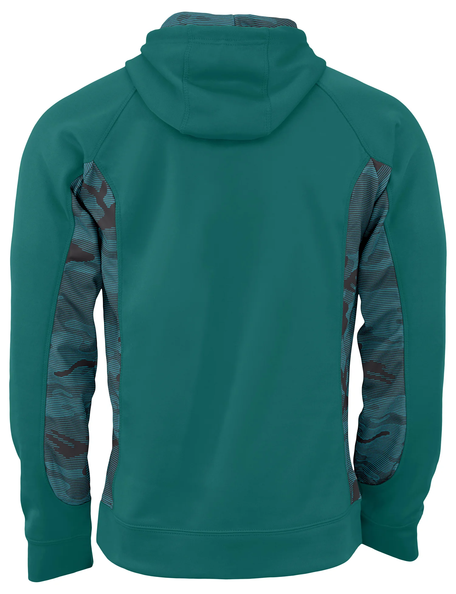 Zubaz NFL Men's Elevated Hoodie With Camo Lines, Philadelphia Eagles - Image 2