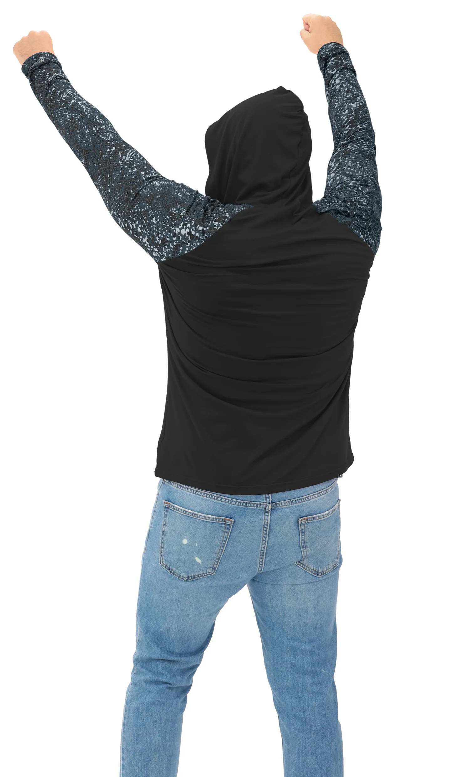 Zubaz NFL Men's Formation Post Sleeves Lightweight Hoodie, LAS VEGAS RAIDERS - Image 21