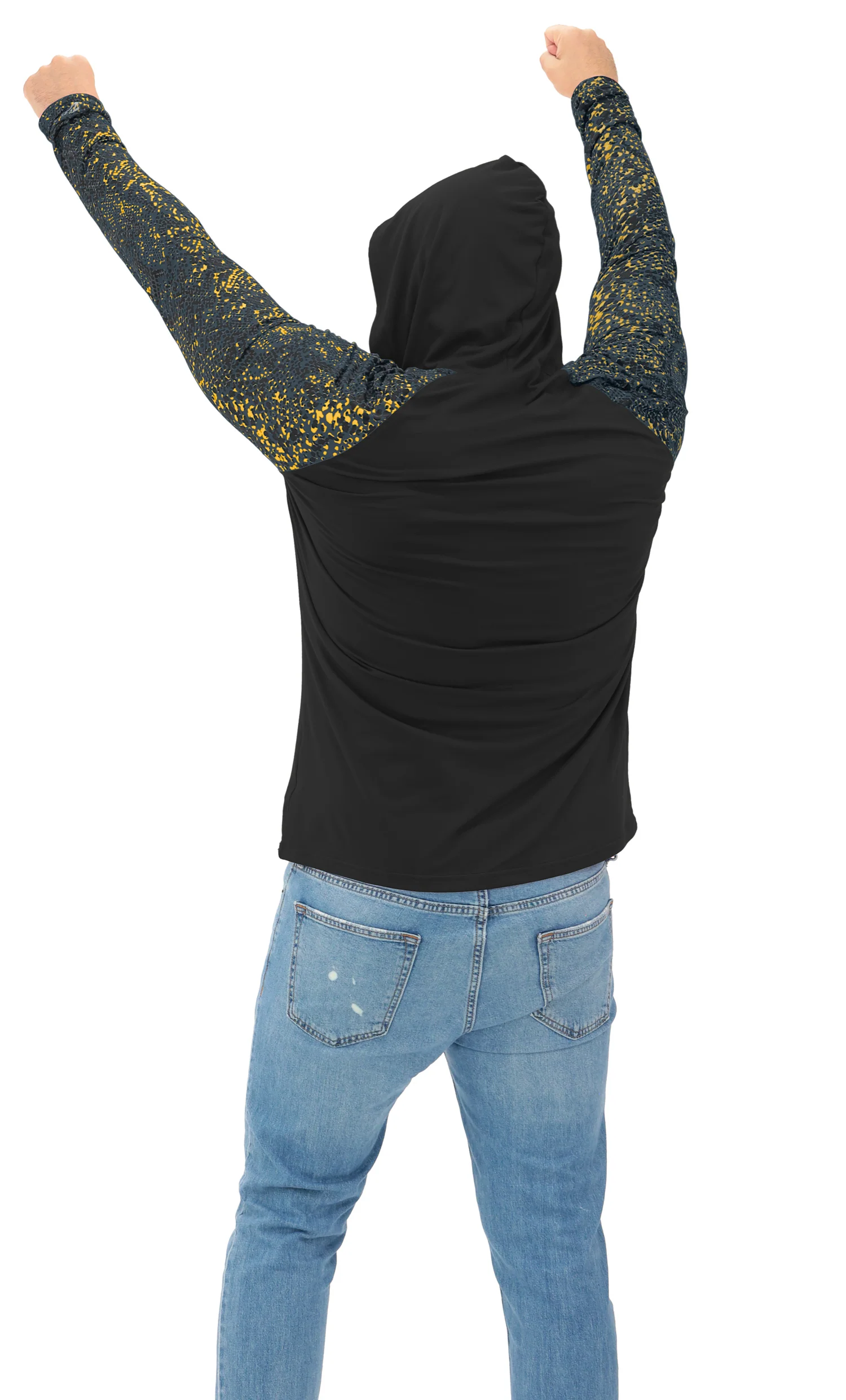 Zubaz NFL Men's Formation Post Sleeves Lightweight Hoodie, PITTSBURGH STEELERS - Image 25
