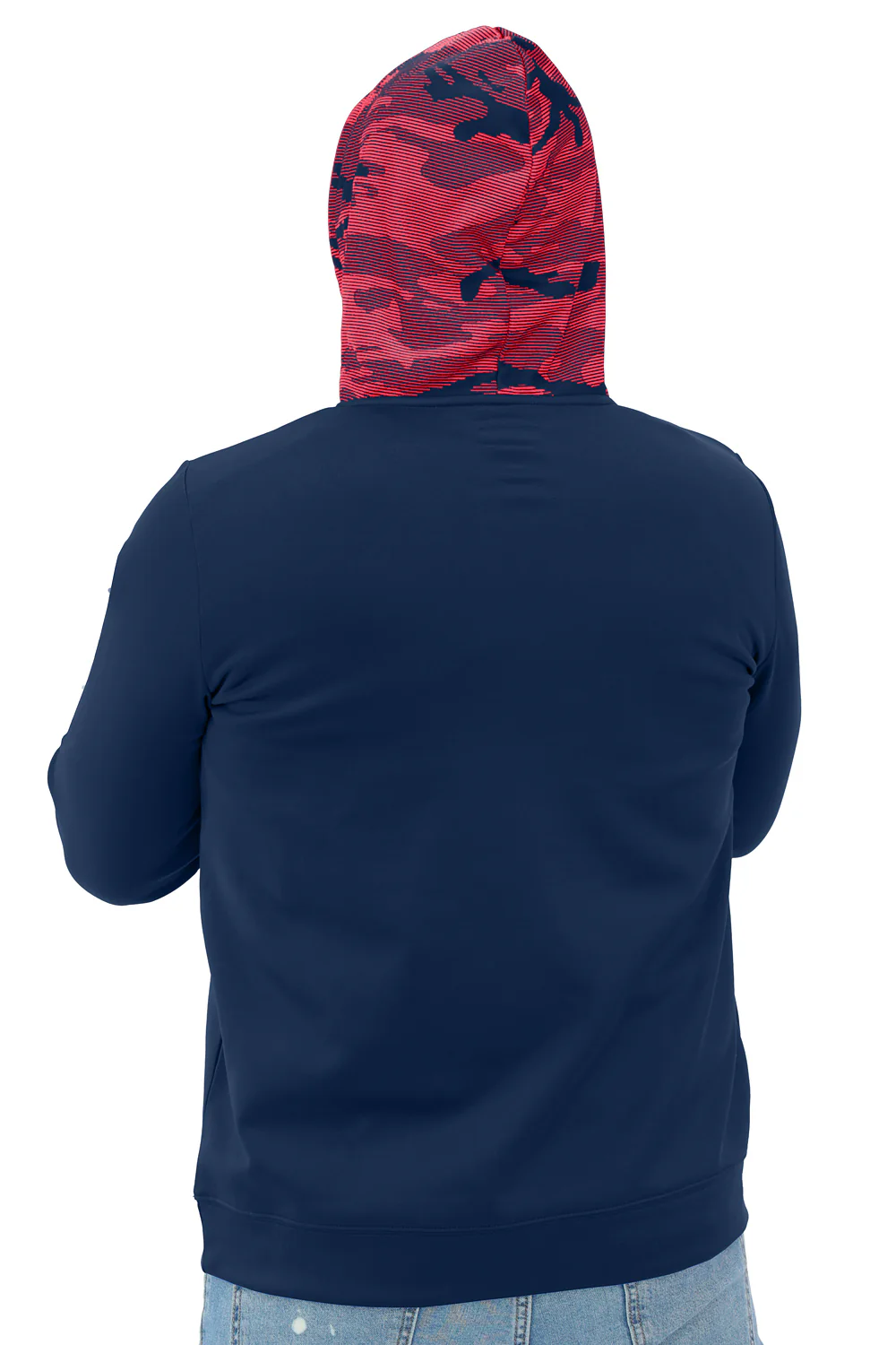 Zubaz NFL Men's Front and Sleeve Print Camo Line Hood Hoodie, HOUSTON TEXANS - Image 27