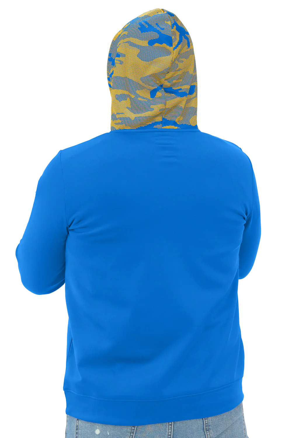 Zubaz NFL Men's Front and Sleeve Print Camo Line Hood Hoodie, LOS ANGELES CHARGERS - Image 23