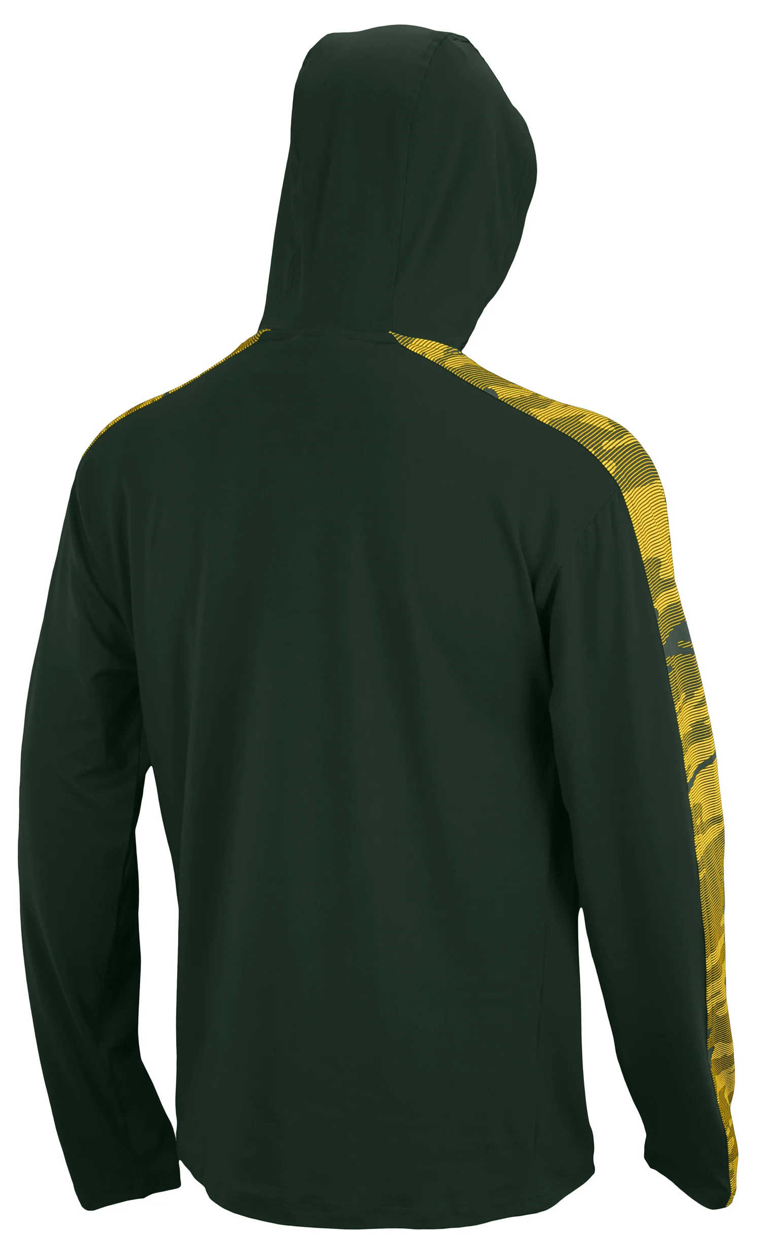 Zubaz NFL Men's Green Bay Packers Elevated Lightweight Hoodie W/ Camo Accents - Image 2
