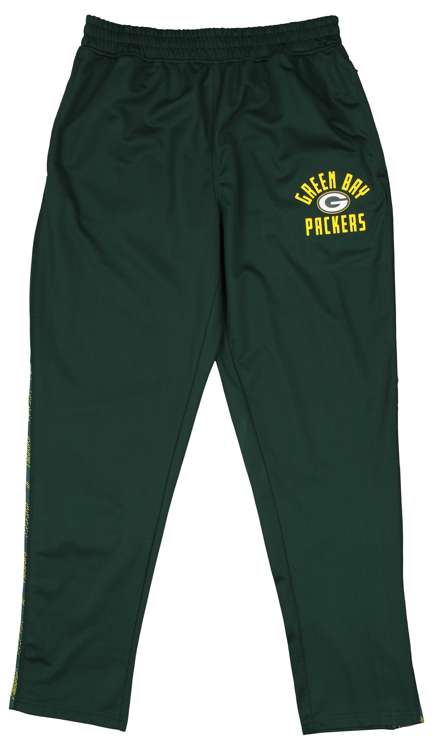 Zubaz NFL Men's Green Bay Packers Viper Accent Elevated Jacquard Track Pants - Image 2