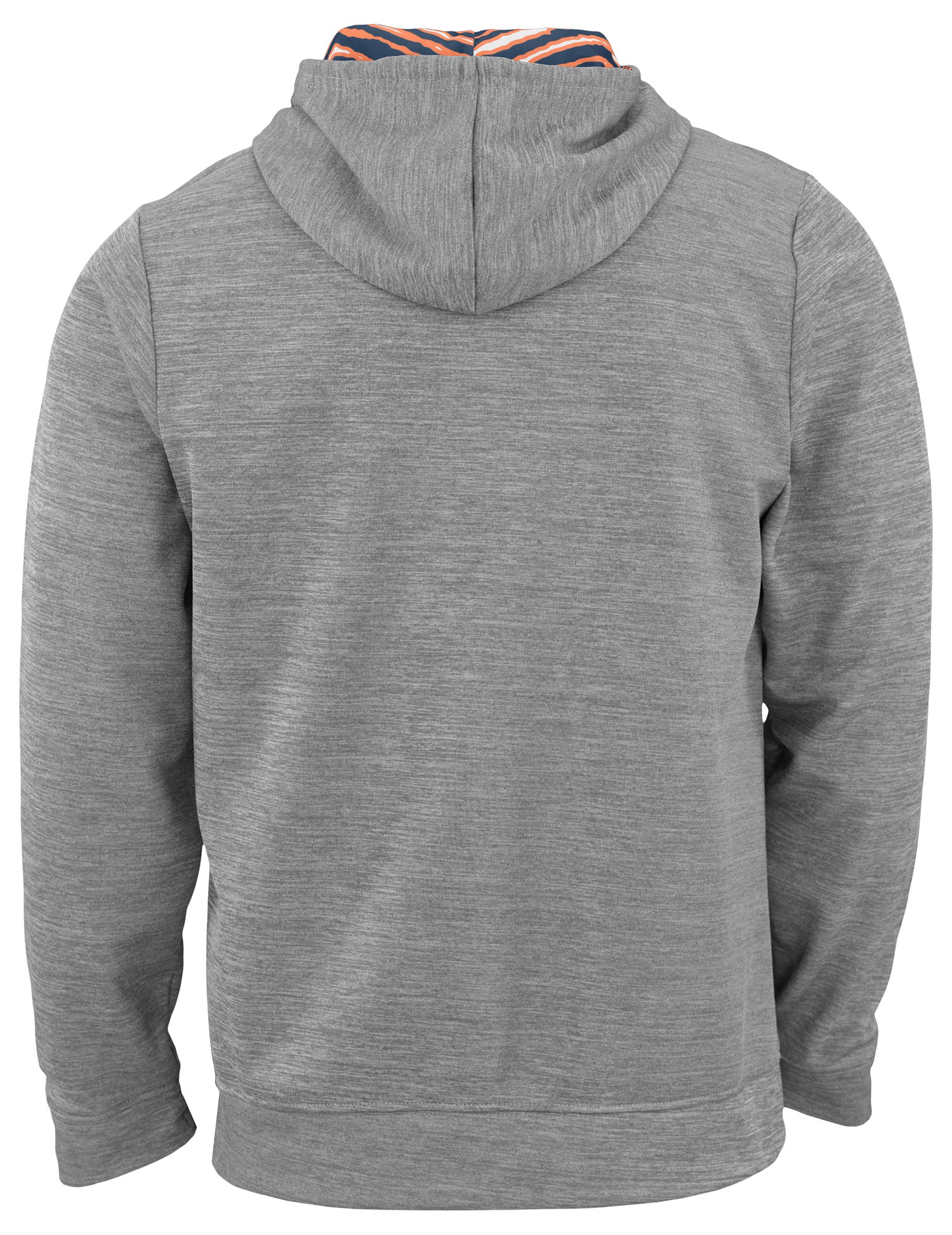Zubaz NFL Men's Grey Team Name & Logo Zebra Hoodie Chicago Bears - Image 2