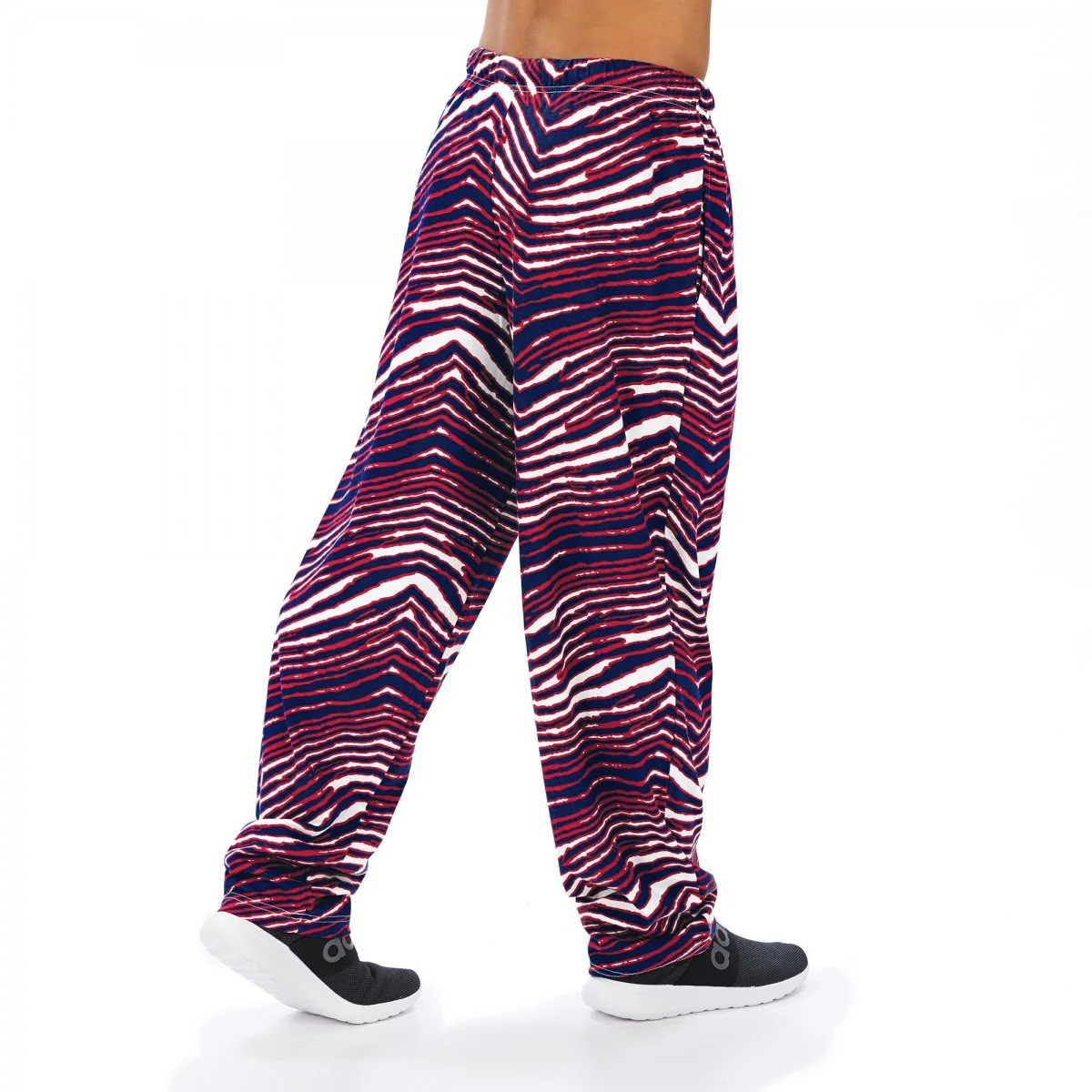 Zubaz NFL Men's Houston Texans Classic Zebra Print Team Logo Pants - Image 3