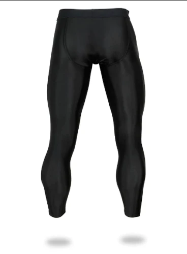 Zubaz NFL Men's Indianapolis Colts Active Performance Compression Black Leggings - Image 2