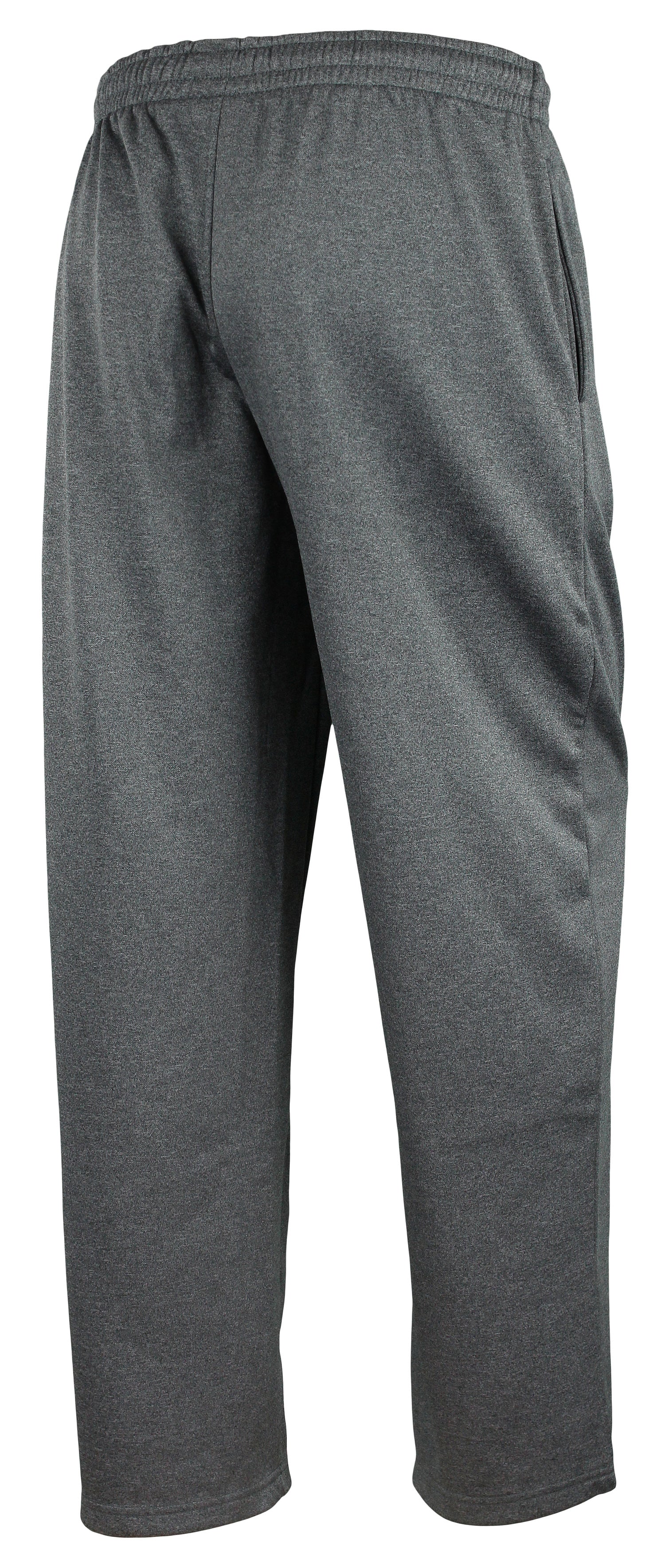 Zubaz NFL Men's Indianapolis Colts Poly Fleece Dark Heather Gray Sweatpants - Image 2