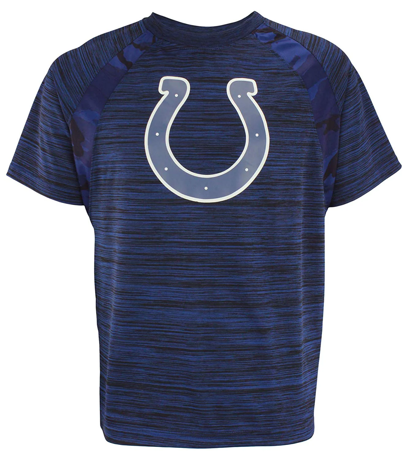 Zubaz NFL Men's Indianapolis Colts Tonal Camo Raglan T-Shirt