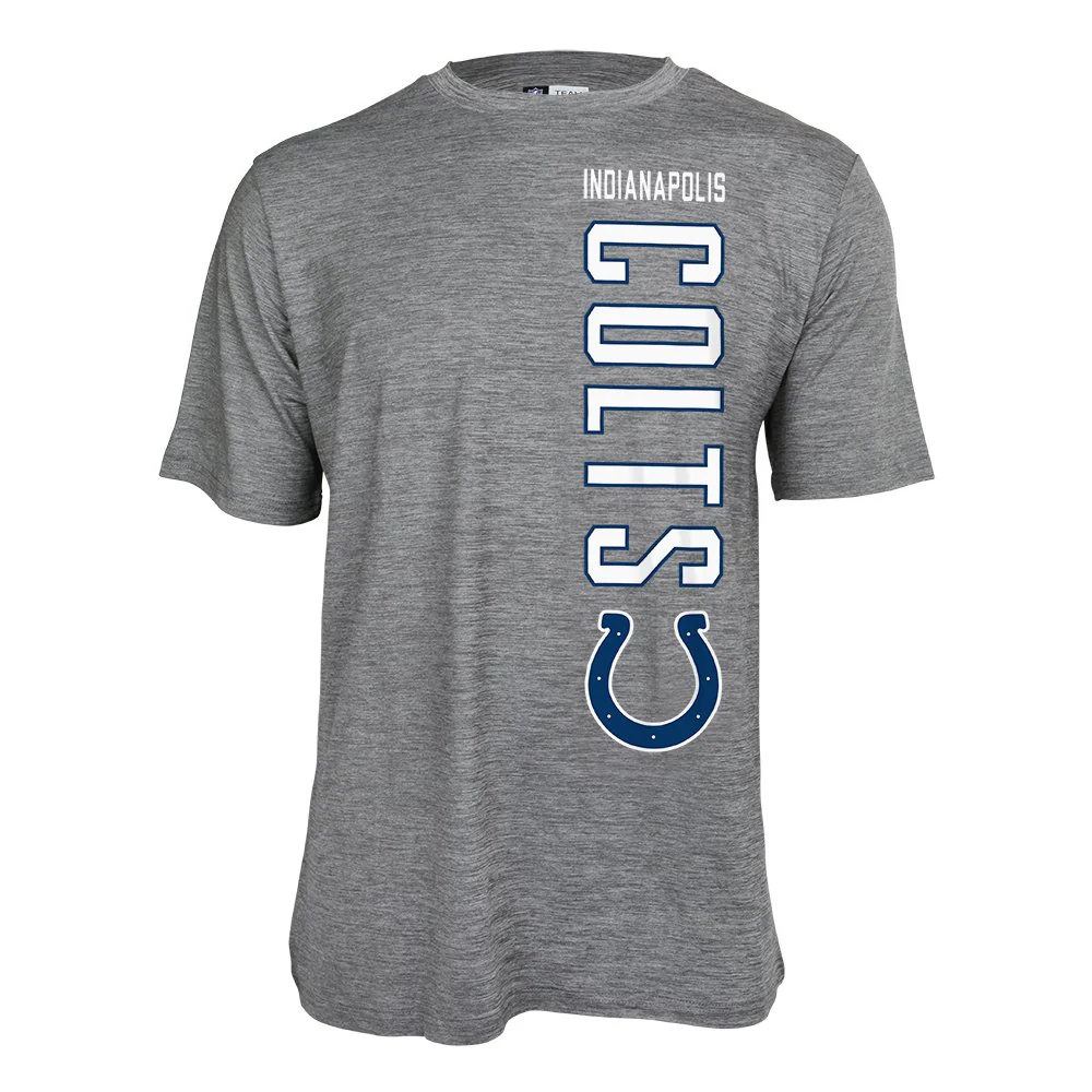 Zubaz NFL Men's Indianapolis Colts Vertical Team Name Graphic Tee - Image 5