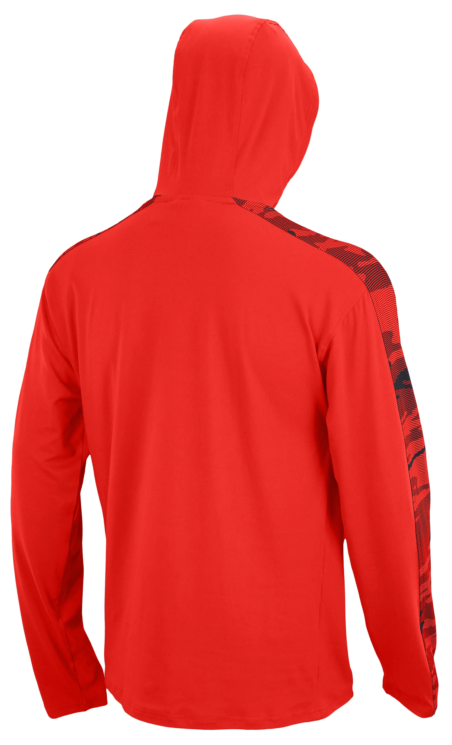 Zubaz NFL Men's Kansas City Chiefs Elevated Lightweight Hoodie W/ Camo Accents - Image 2